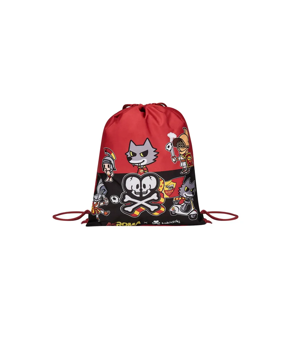 AS Roma x Tokidoki Sacca Zaino 37x47 giallorossa