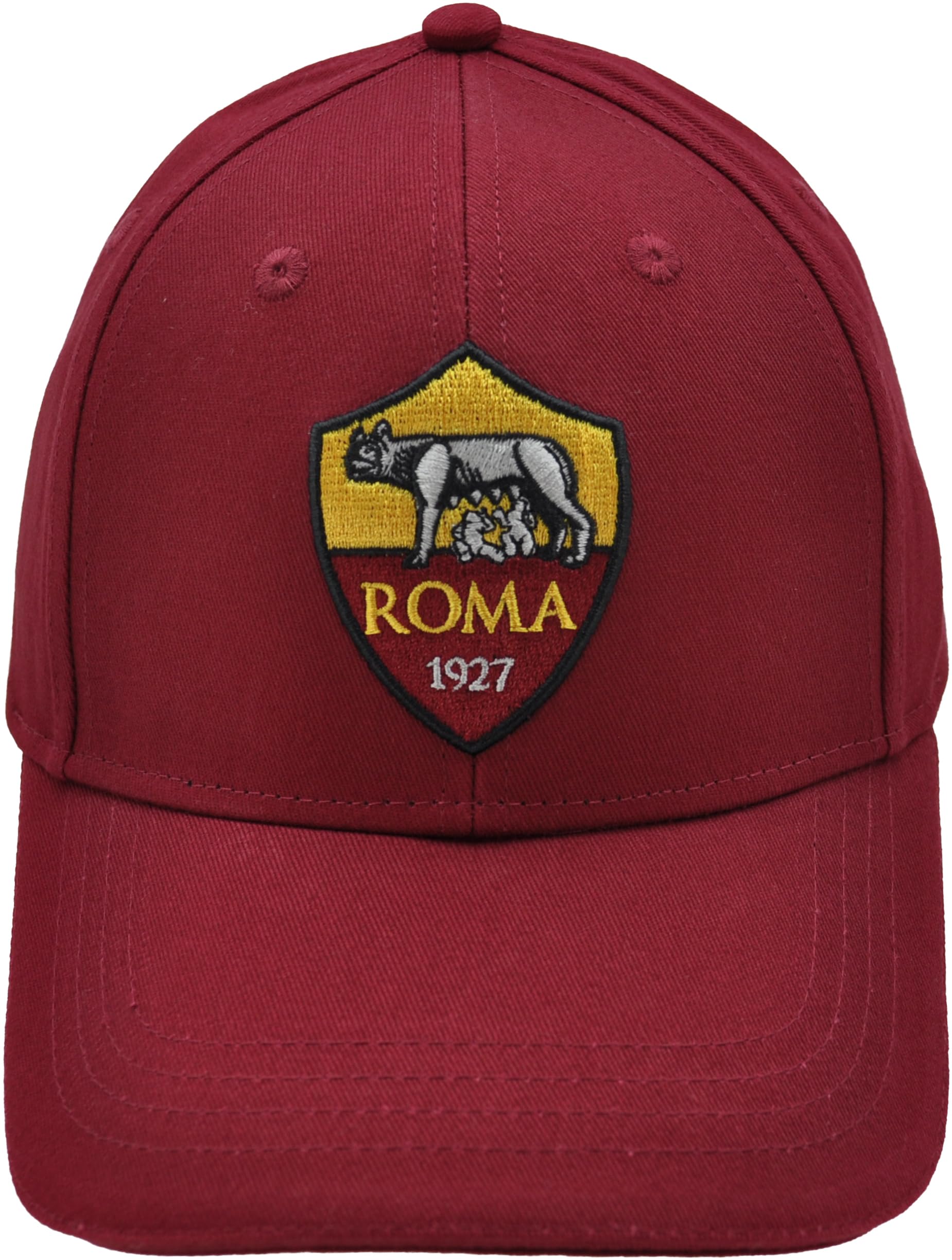 Roma Fanshop Cap Red Crest Cappello Baseball Rosso Ufficiale