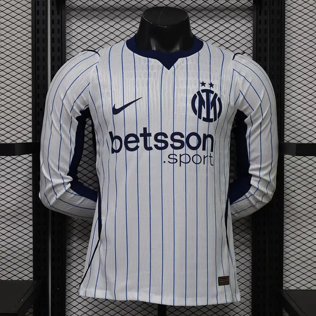 Tifoso Store Player Inter Manica Lunga Away 2026/27 bianca