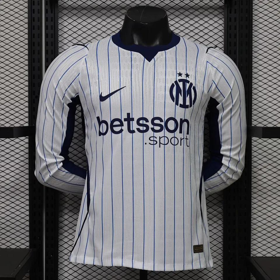 Tifoso Store Player Inter Manica Lunga Away 2026/27 bianca
