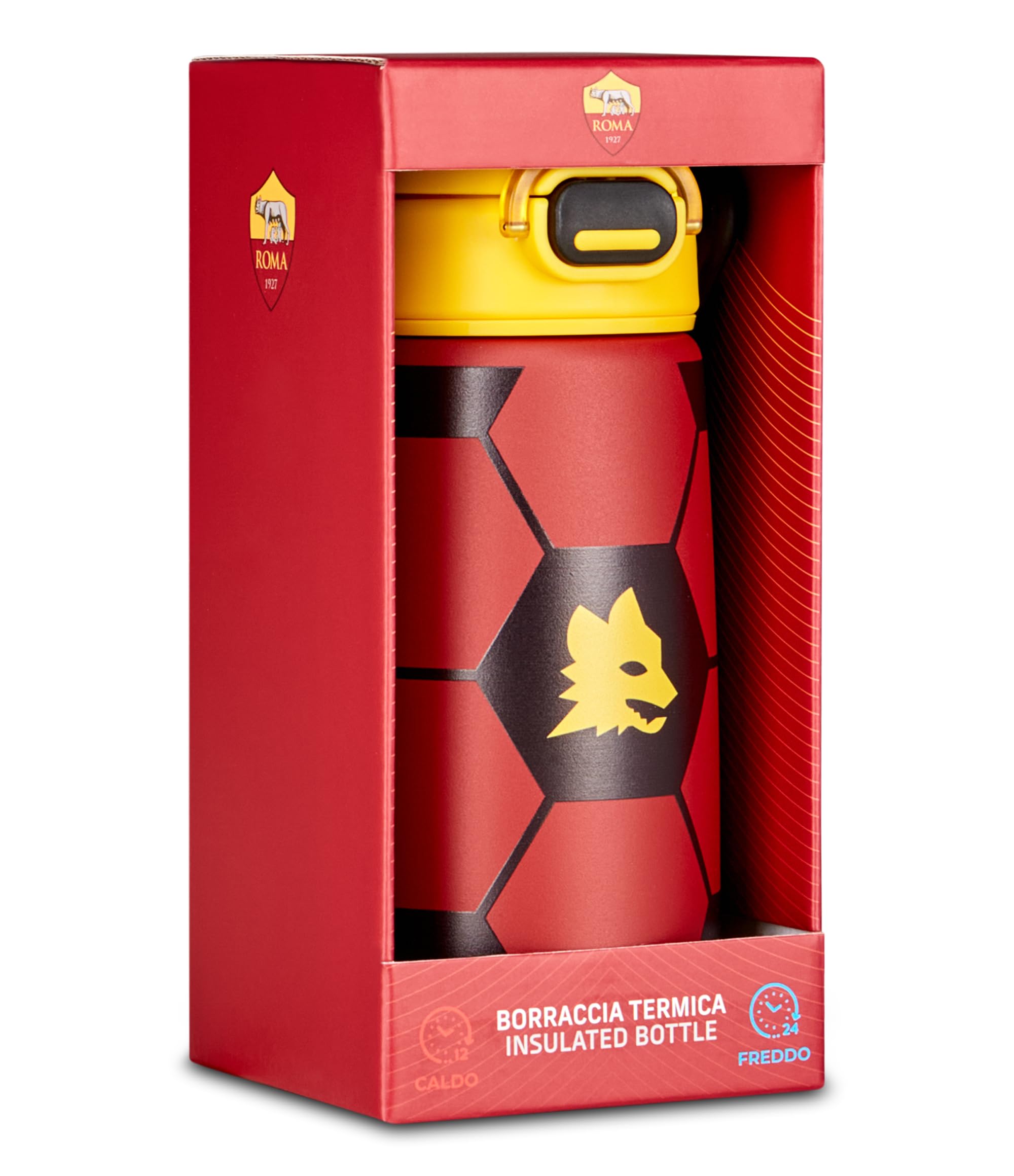 Seven Roma Borraccia Kid Acciaio Rossa 460 ml