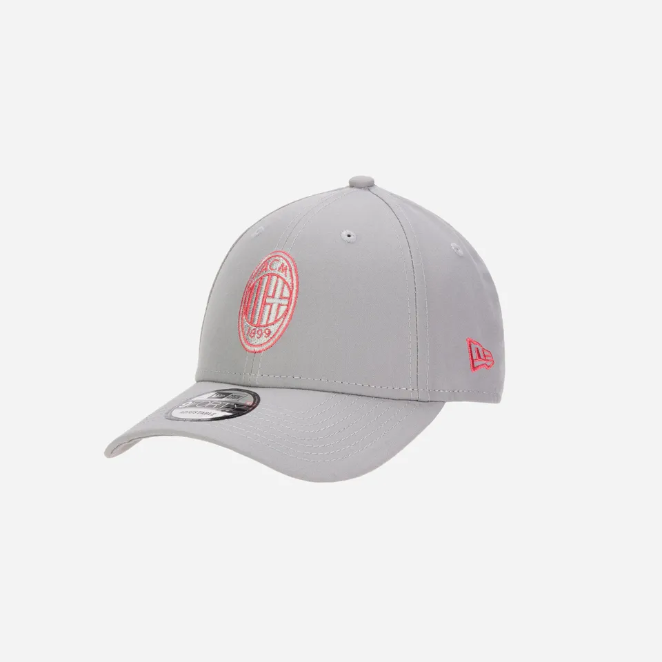 AC Milan 9Forty New Era cappello nero cotone regolabile