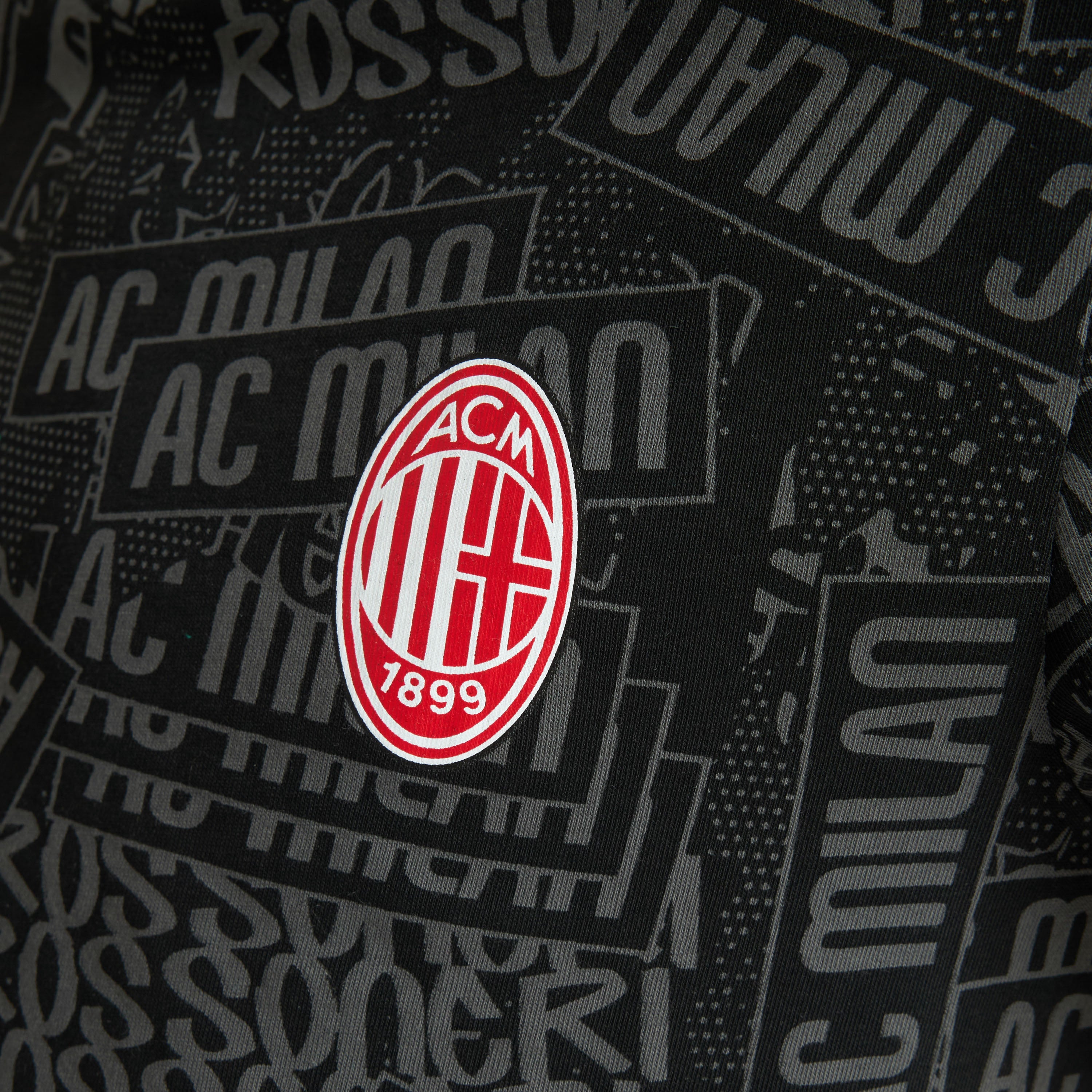 AC Milan Magliette Milan Culture Collection t-shirt bambino nera cotone