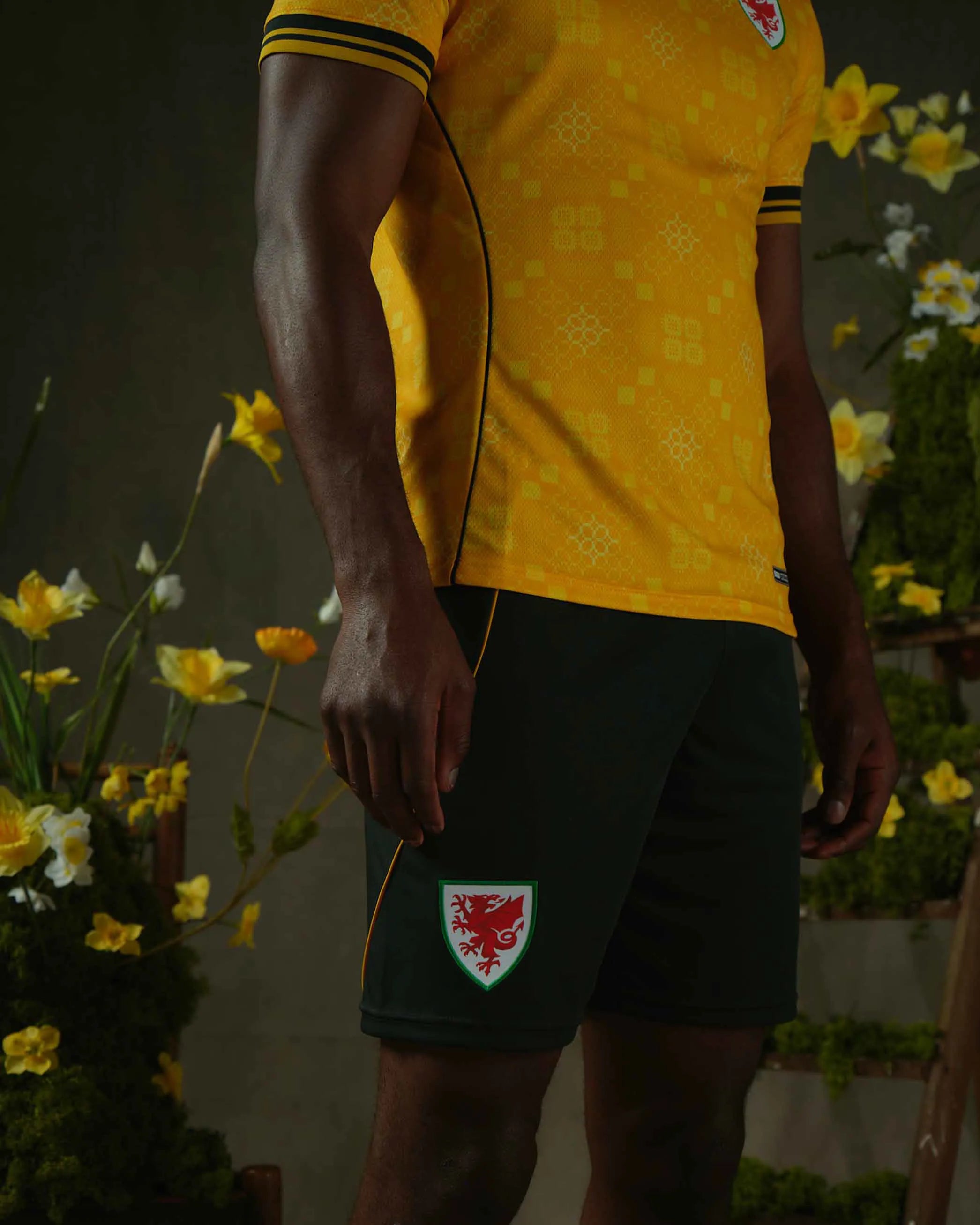 Wales SUDU 2026-27 pantaloncini trasferta verdi M