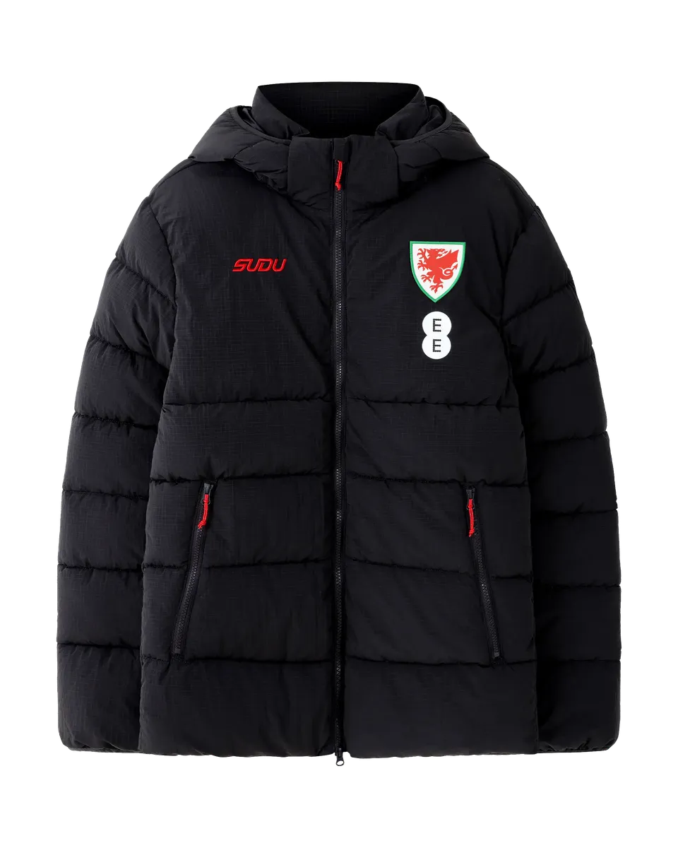 Wales Travel SUDU 2026-28 giacca imbottita staff nera taglia L