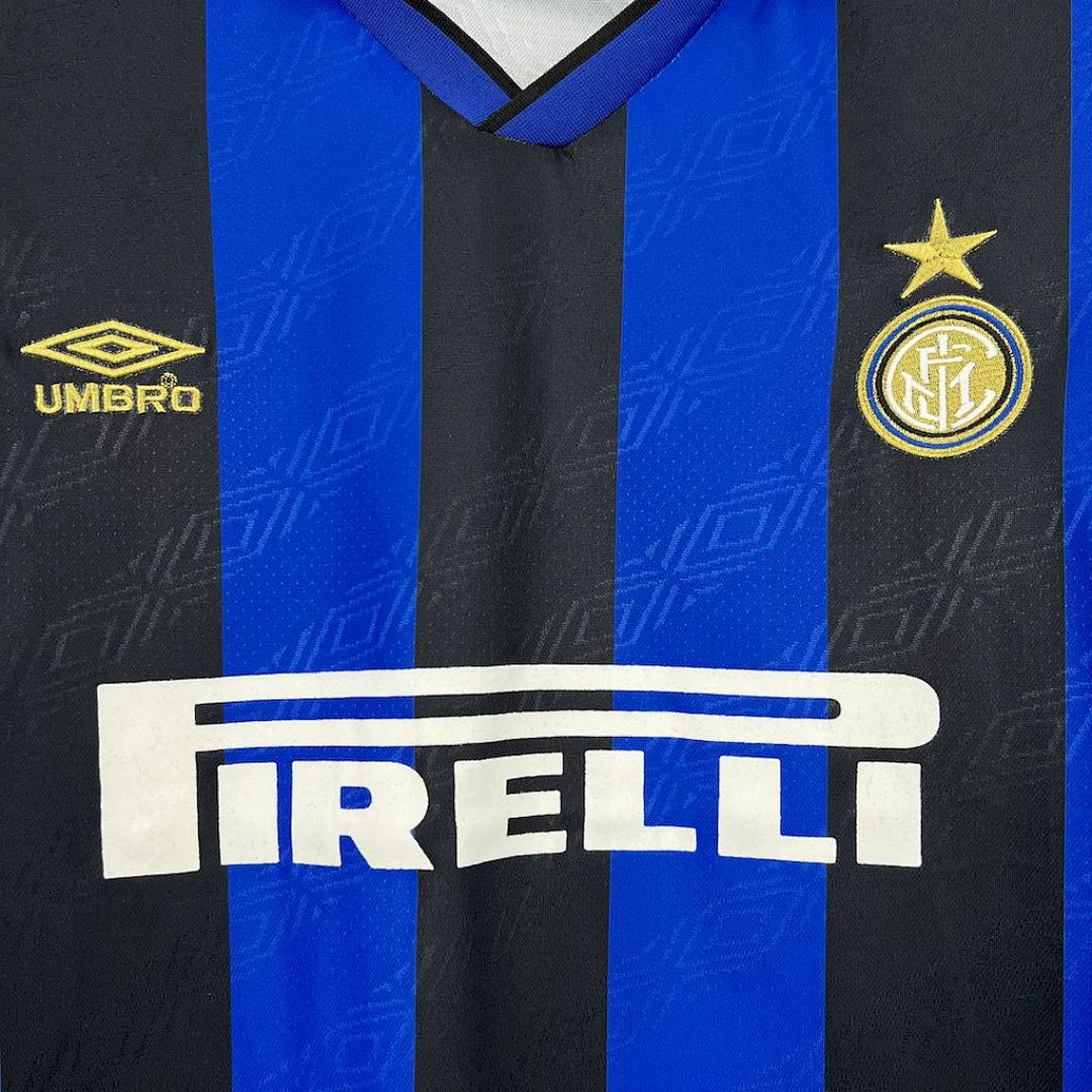 Inter 1995/96 maglia calcio home retro nerazzurra S-XXL