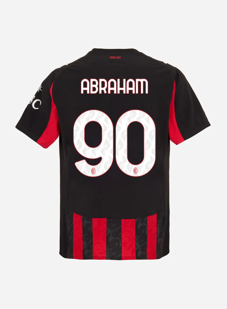 AC Milan Kit Gara Abraham 90 maglia uomo numero 90
