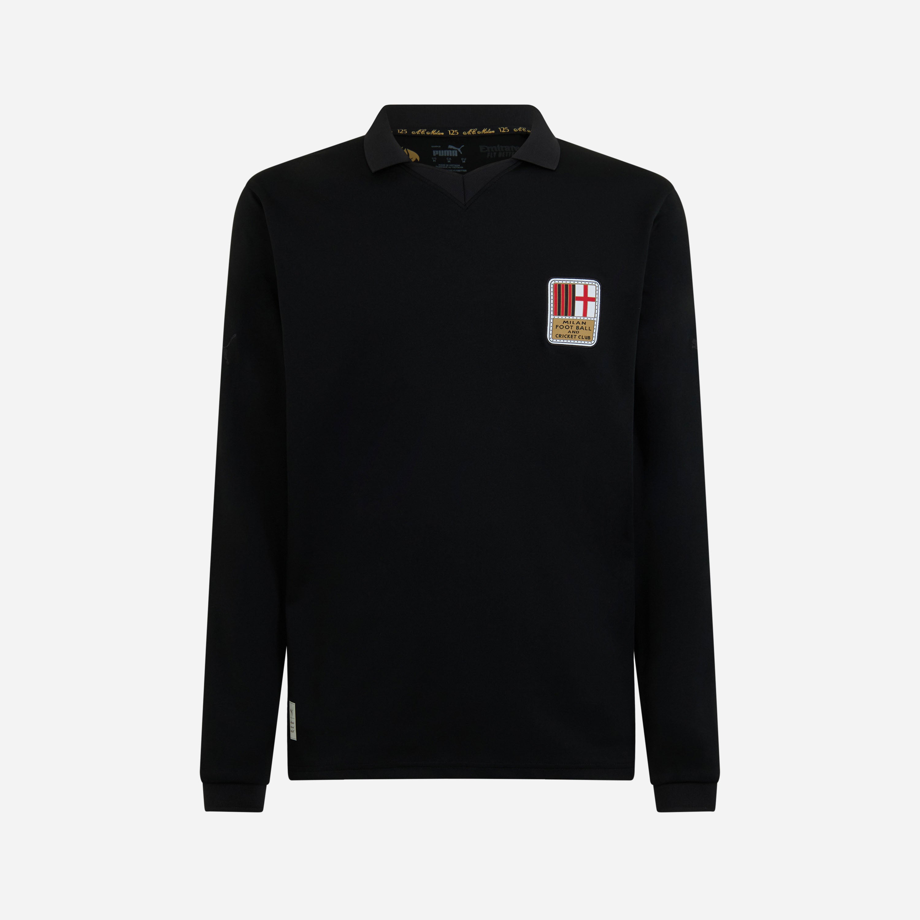 AC Milan Maglie Retro Authentic Goalkeeper 125th Maglia nera