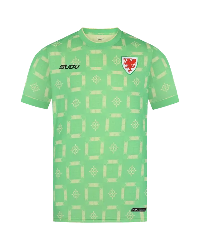 Wales SUDU 2026-27 maglia portiere junior verde taglia bimbo