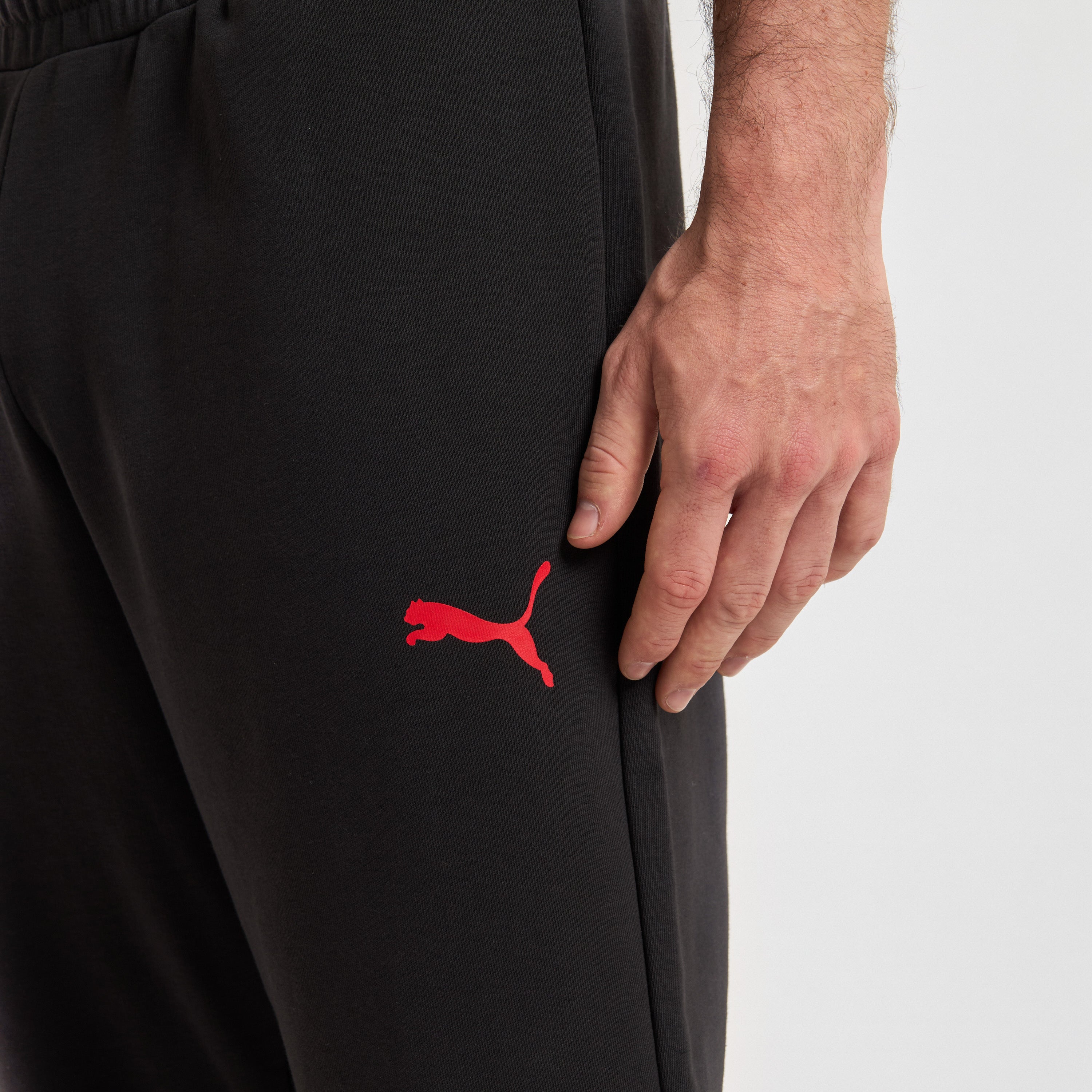 AC Milan Essential pantaloni tuta uomo neri cotone