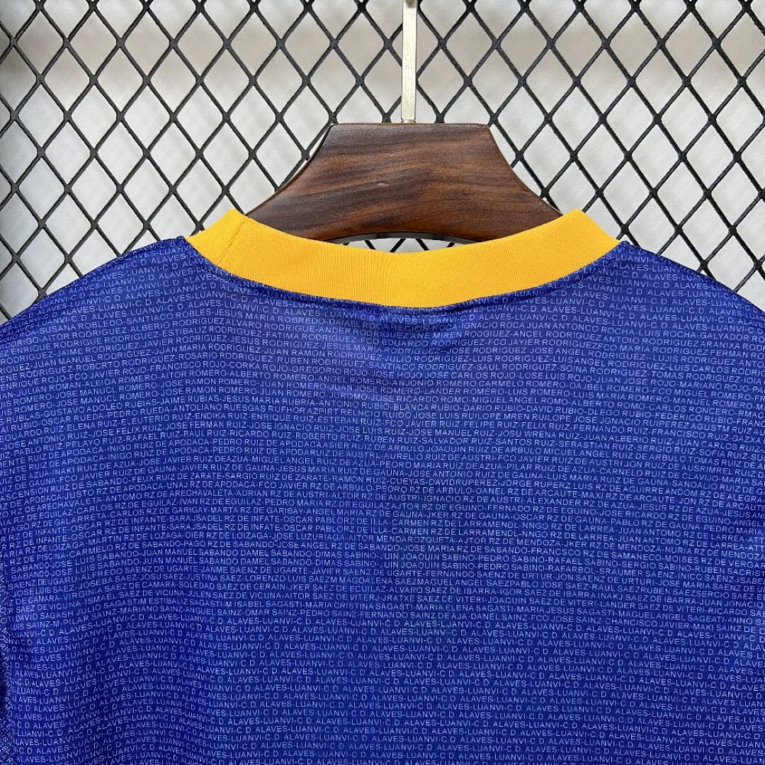 Deportivo Alavés Retro 2000/01 maglia calcio finale UEFA