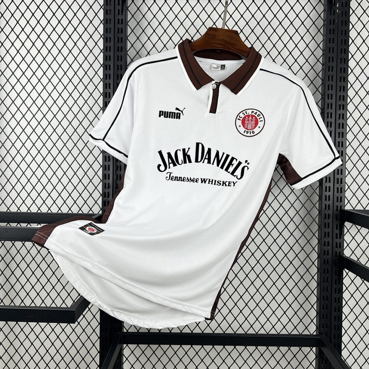 FC St. Pauli 1999/00 Maglia Home Marrone Retro