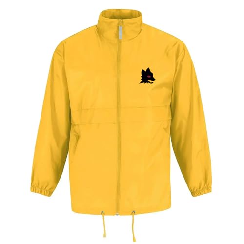 Roma Fanshop AS Roma Antivento Full Zip Lupo Giallo giacca L