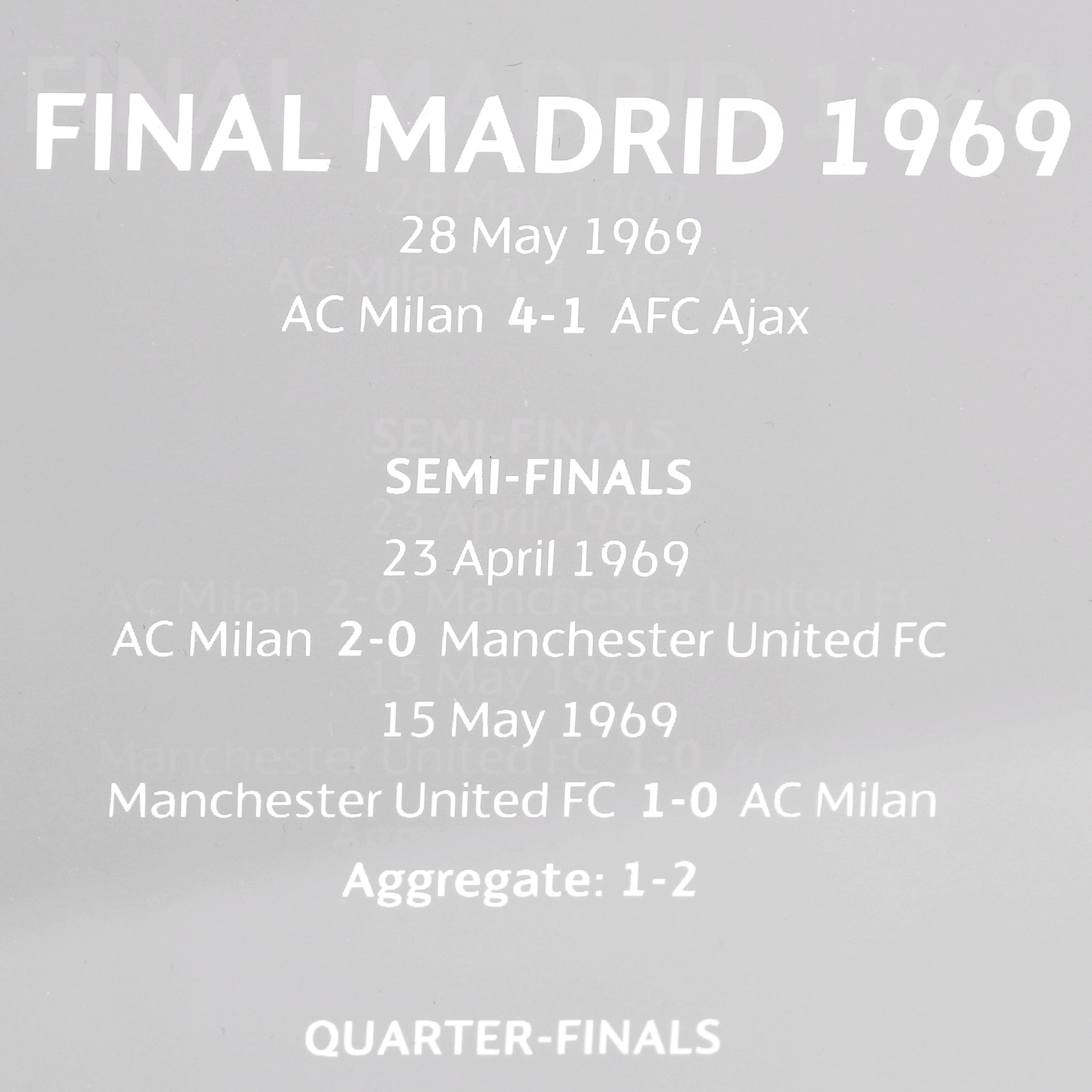 AC Milan Le Livre Ouvert 150 mm 1969 souvenir collezione