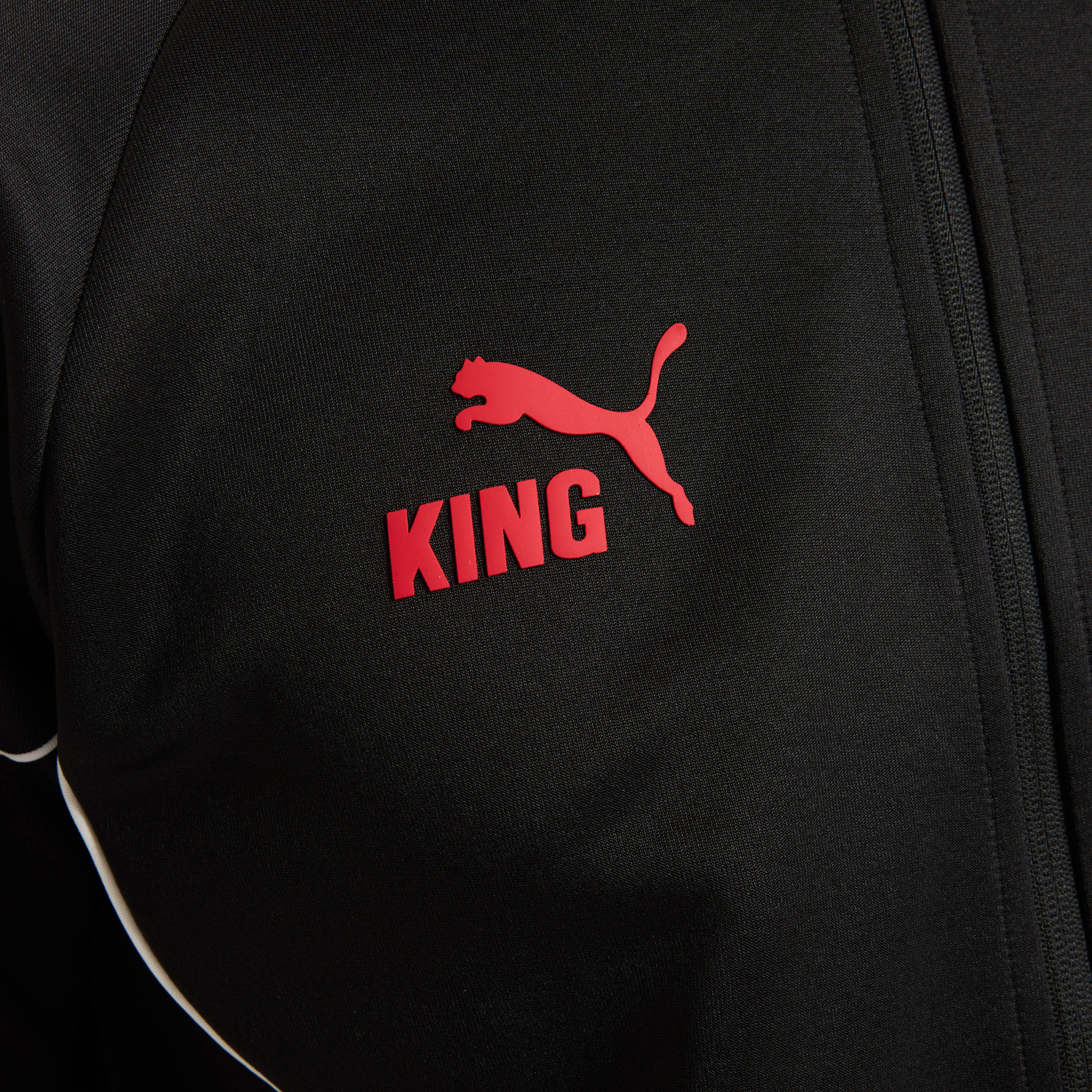 AC Milan King giacca uomo nera zip taglia regolare