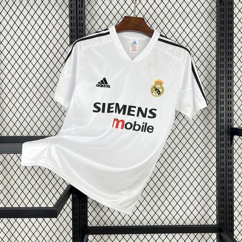 Real Madrid 2004/05 Maglia Retro Bianca Galacticos