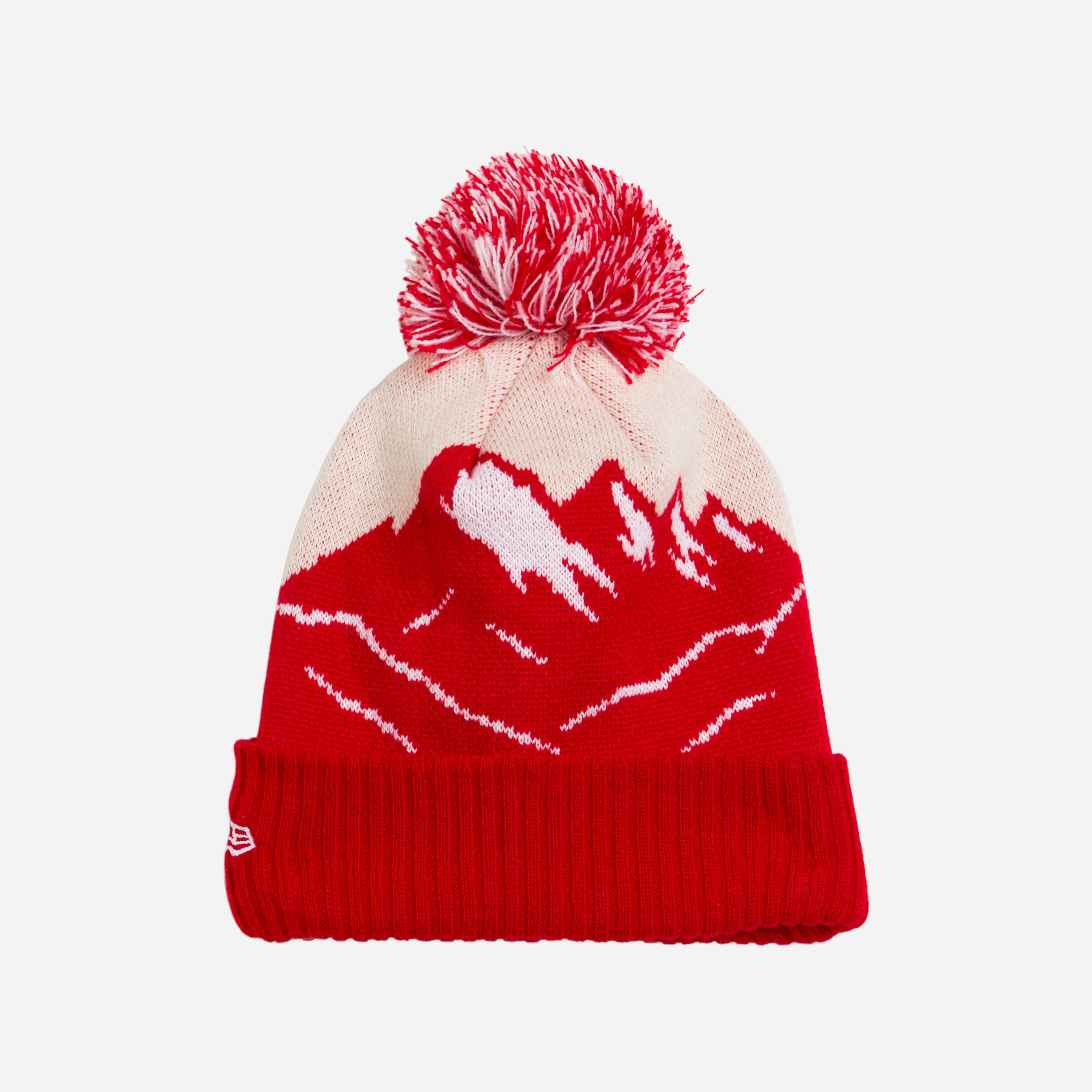 AC Milan Rossignol x New Era Pom Pom Beanie berretto rosso