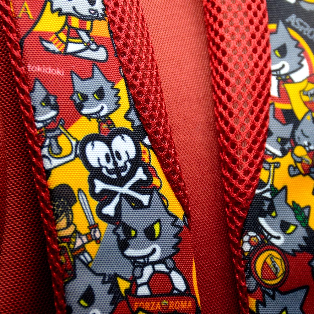 Roma Fanshop Scuola Zaino Tokidoki Romolo giallorosso