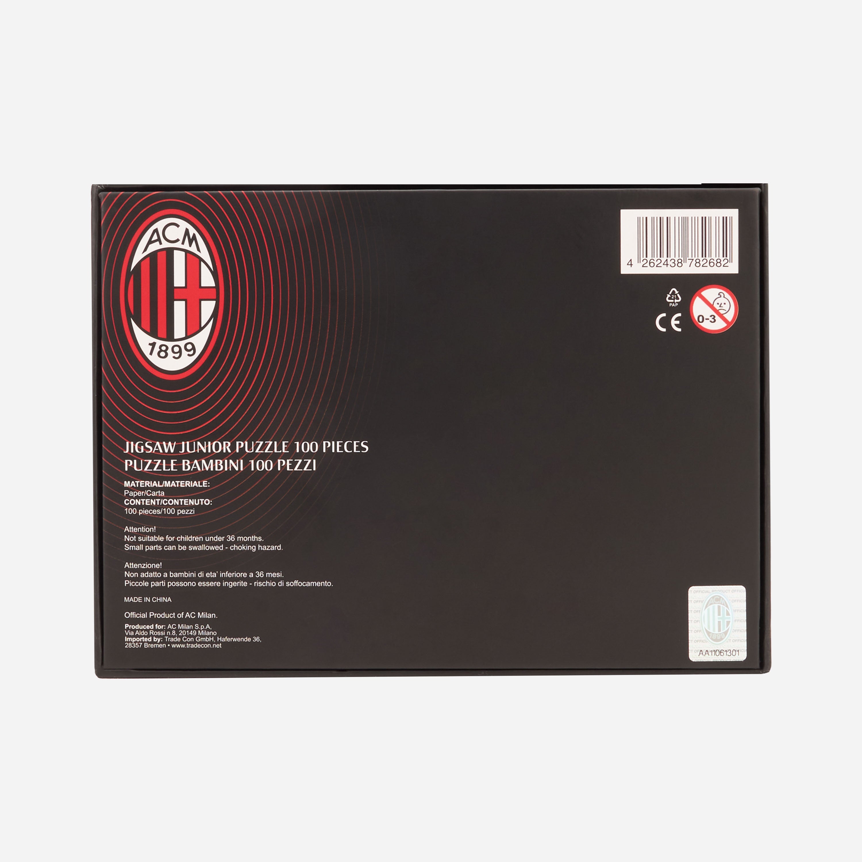 AC Milan puzzle 100 pezzi souvenir club