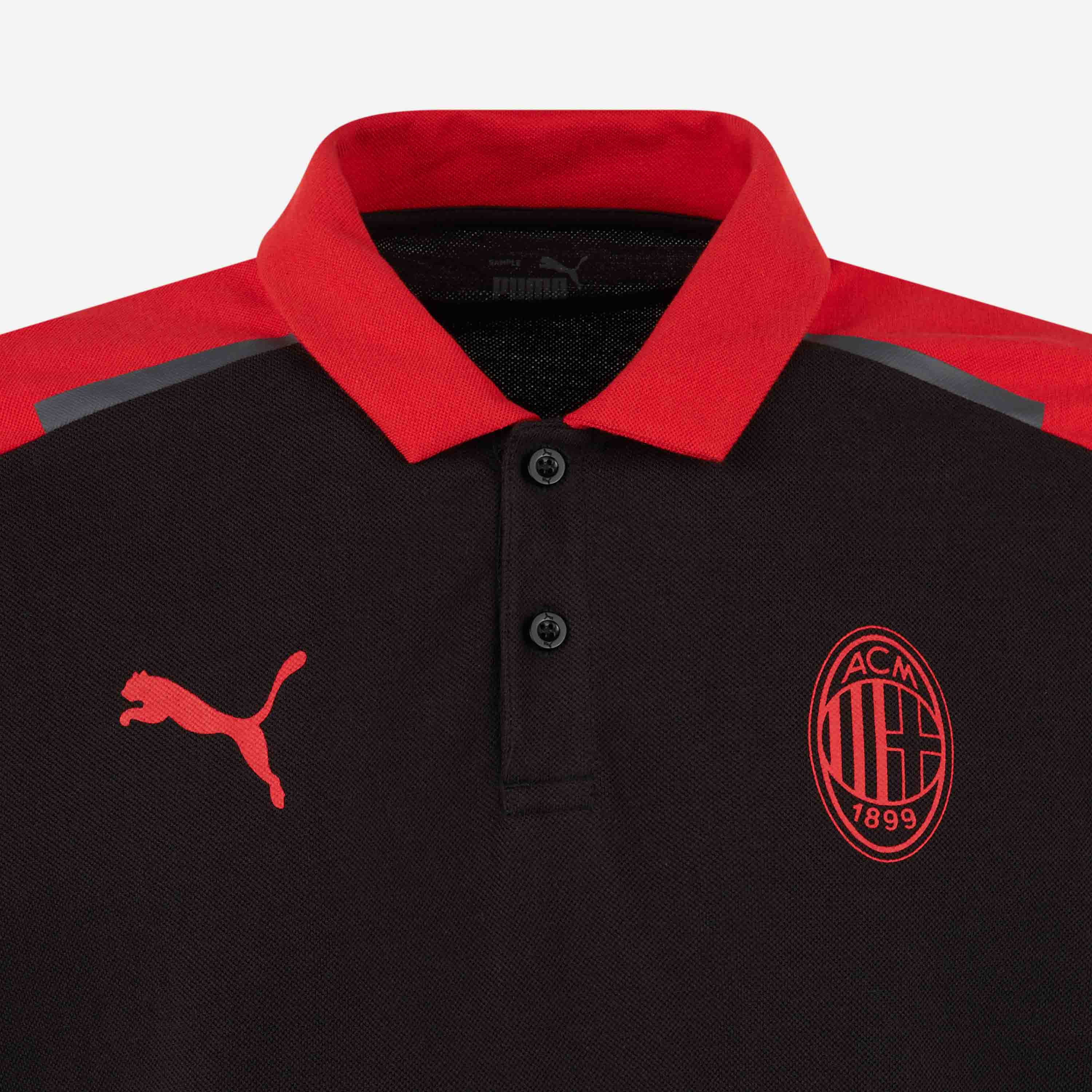 AC Milan Casuals 2023/24 polo uomo cotone regular fit