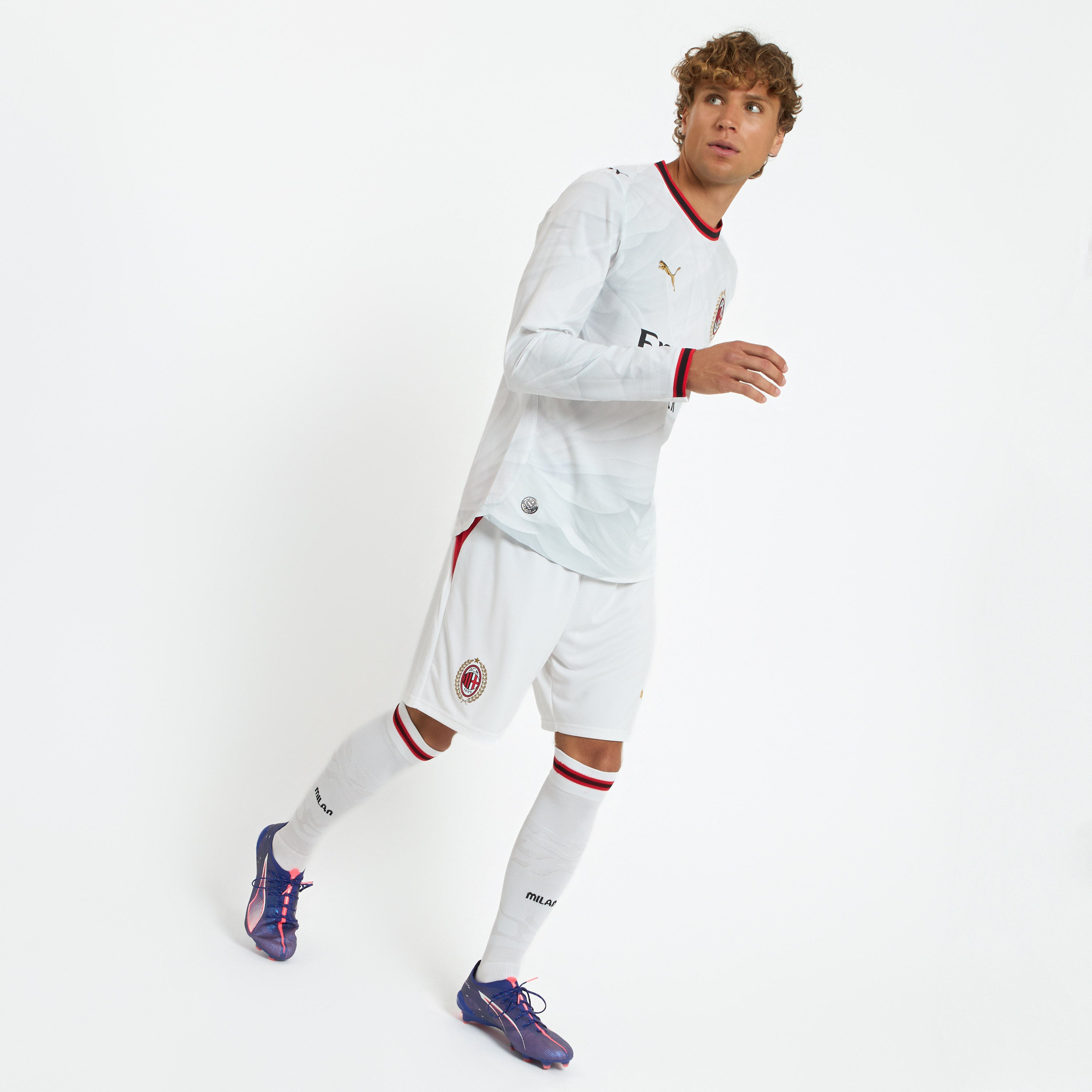 AC Milan Kit Gara 2026/27 pantaloncini away bianchi uomo