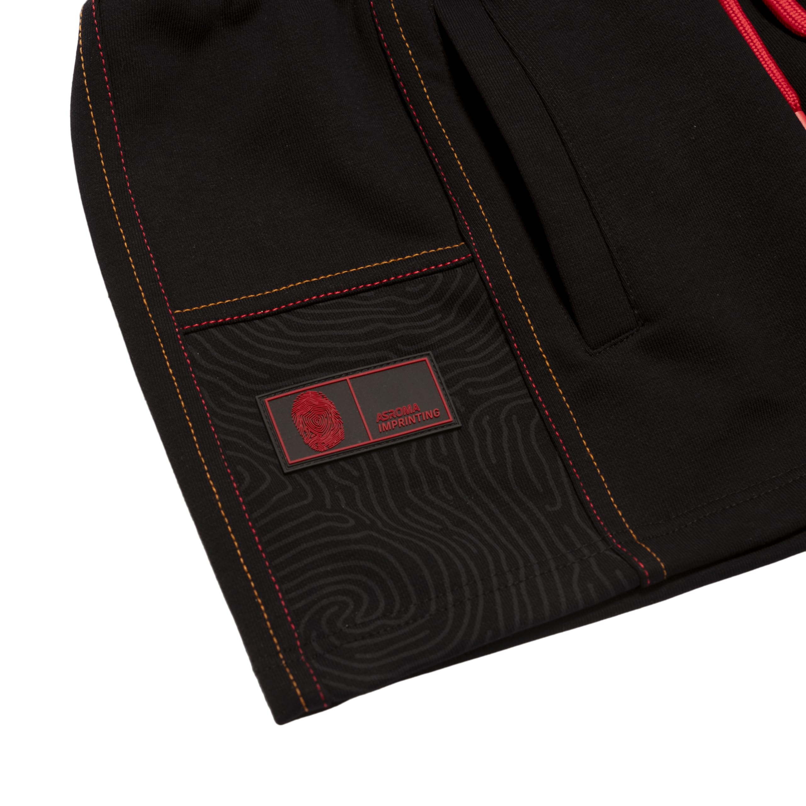 AS Roma Imprinting Shorts White pantaloncini crema