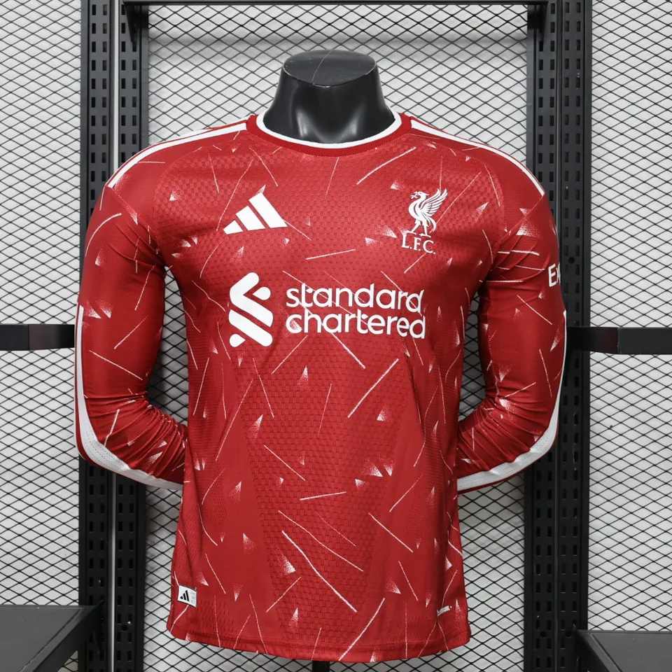 Tifoso Store Player Version Liverpool 2026/27 Maglia Maniche Lunghe Rossa
