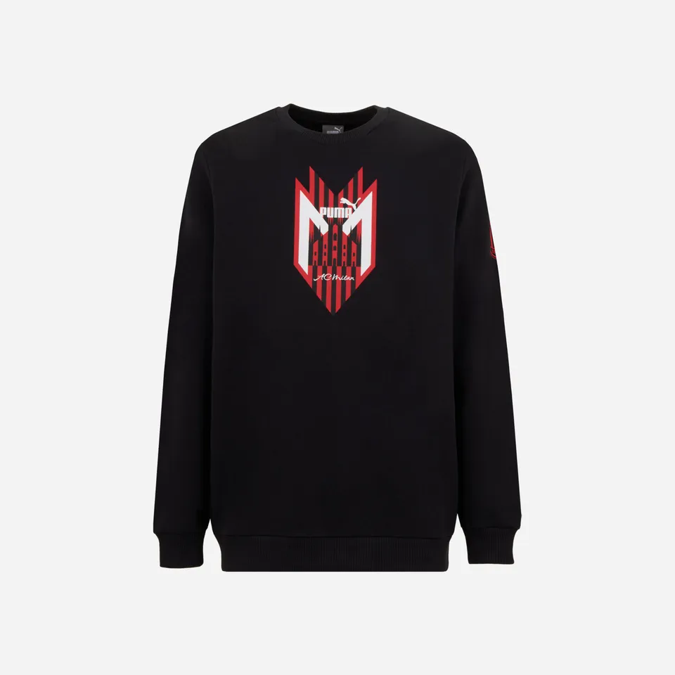 AC Milan Football Icons Crewneck felpa uomo L girocollo