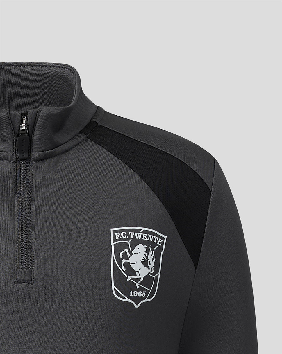 Twente Training 26/27 felpa midlayer junior grigia 146