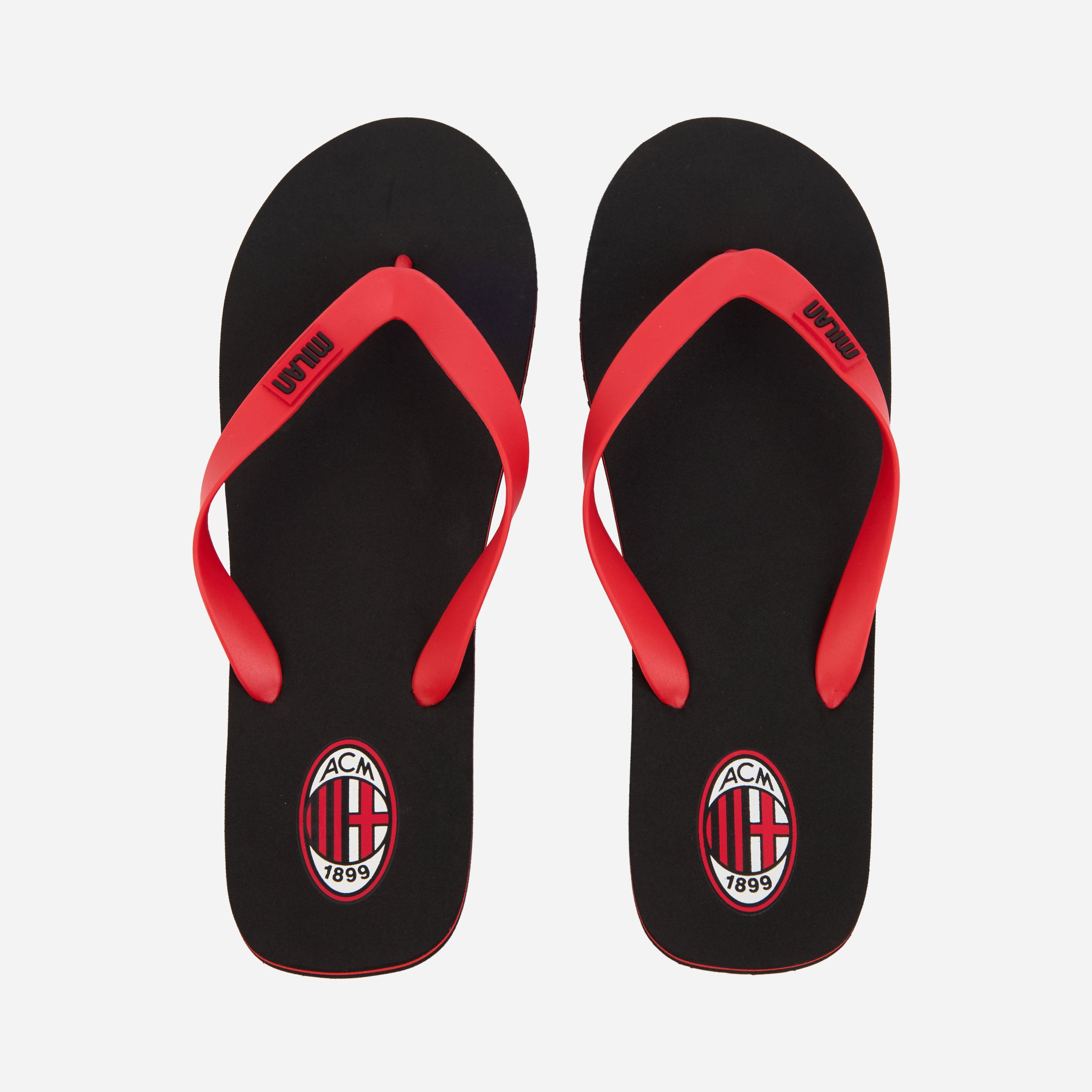 AC Milan Flip Flops infradito logo nere 39-45