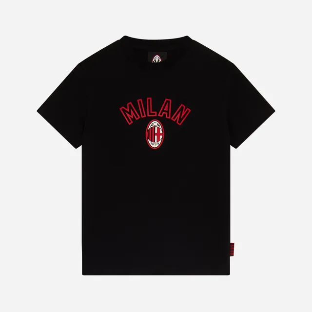 AC Milan x NY Yankees maglietta bambino cotone grafica New York