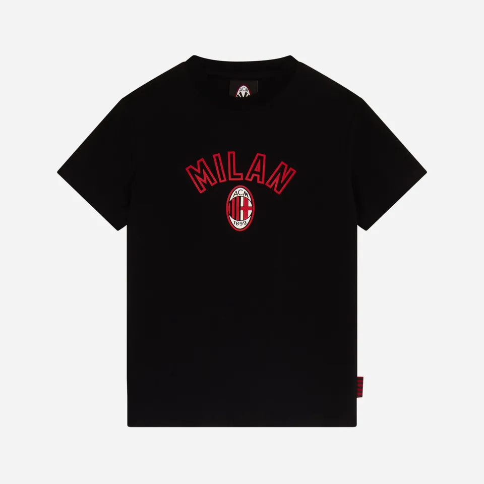 AC Milan x NY Yankees maglietta bambino cotone grafica New York