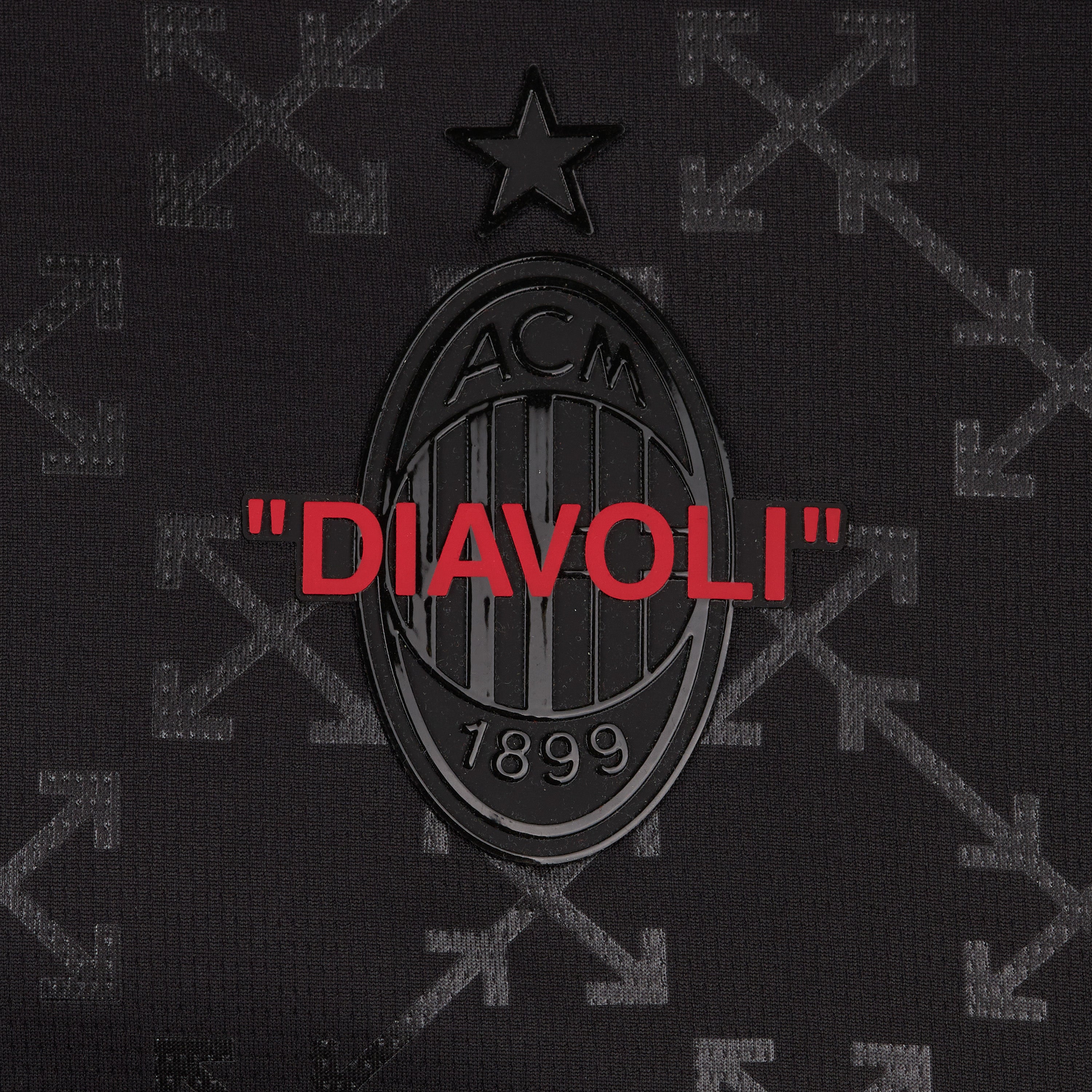 AC Milan Magliette Off-White 2024/25 maglia gara nera