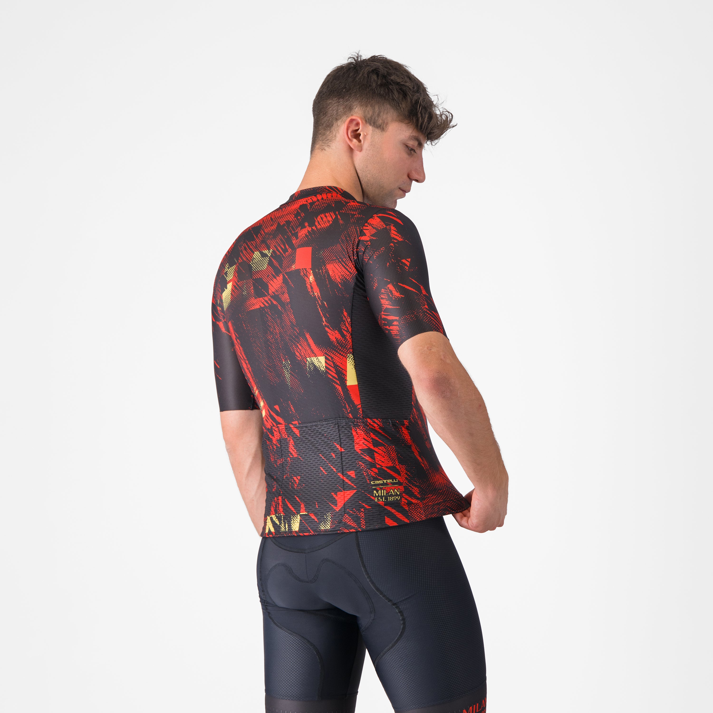 Castelli X AC Milan maglia ciclismo nera