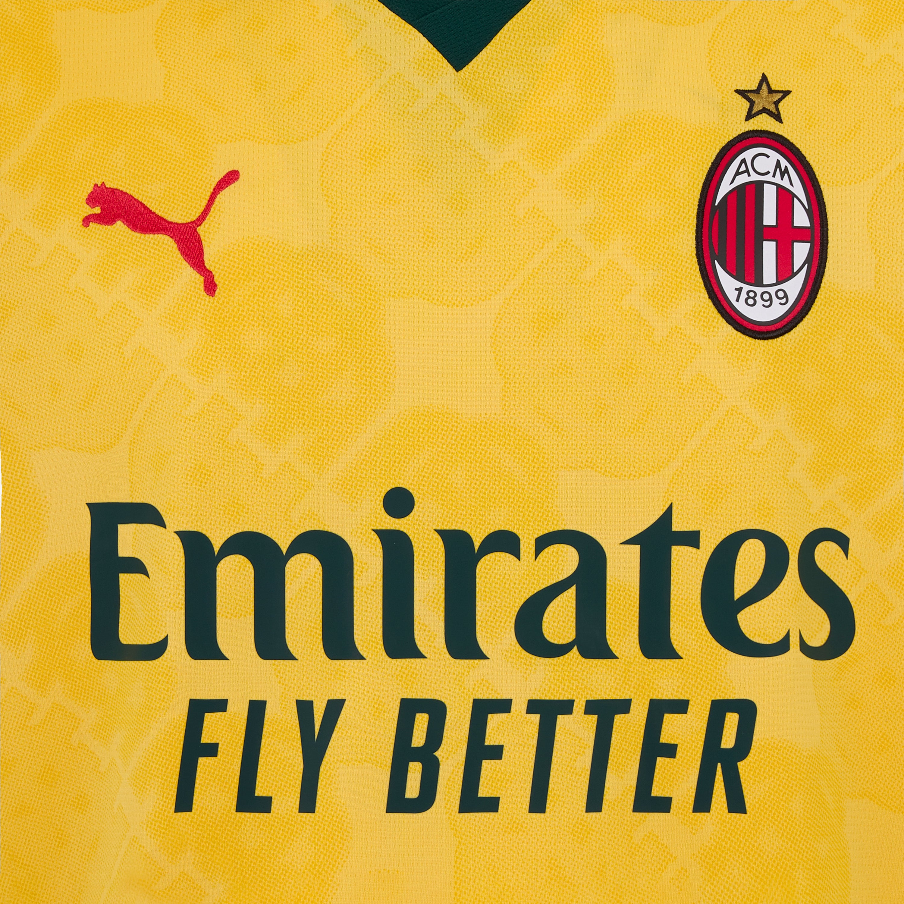 AC Milan Third 2025/26 maglia manica lunga gialla uomo