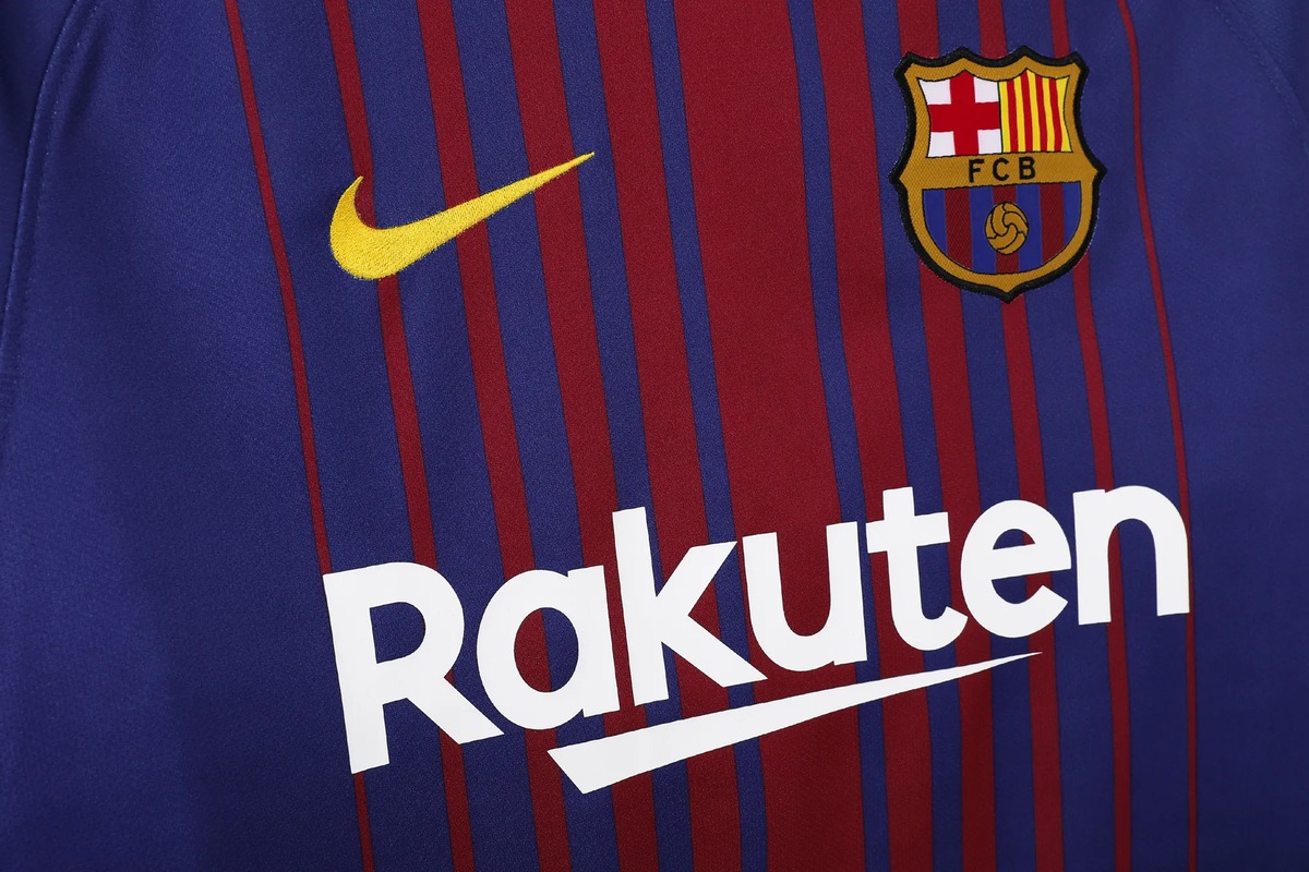 Barcellona 2017/18 Maglia Home Manica Lunga Retro Blaugrana