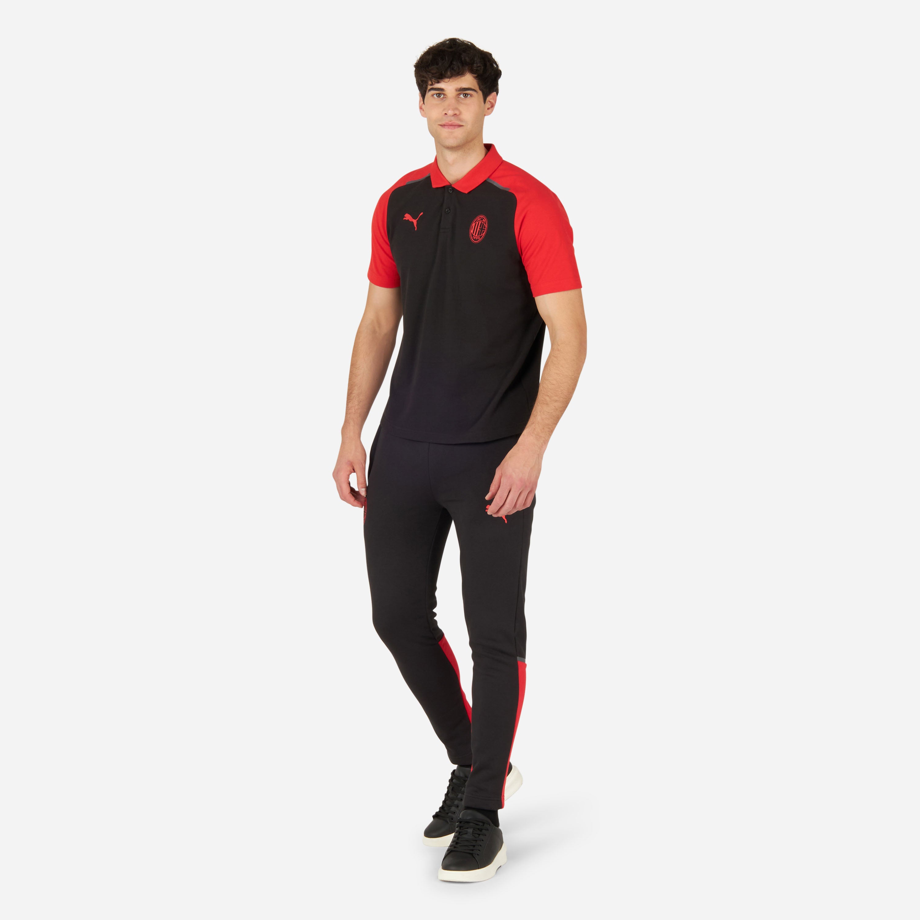 AC Milan Casuals 2023/24 polo uomo cotone regular fit