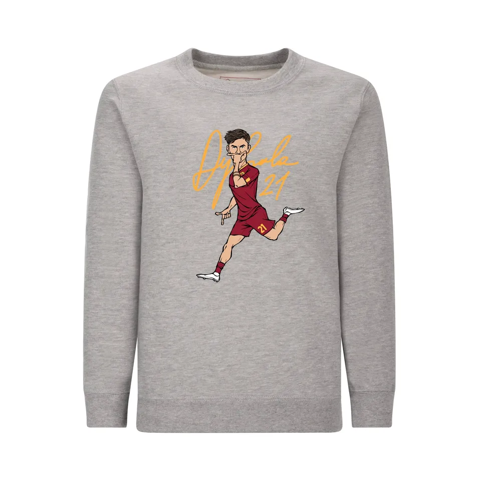 Roma Fanshop Baby Dybala II felpa girocollo nera 10 anni
