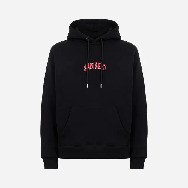 AC Milan San Siro felpa cappuccio nera comfort fit