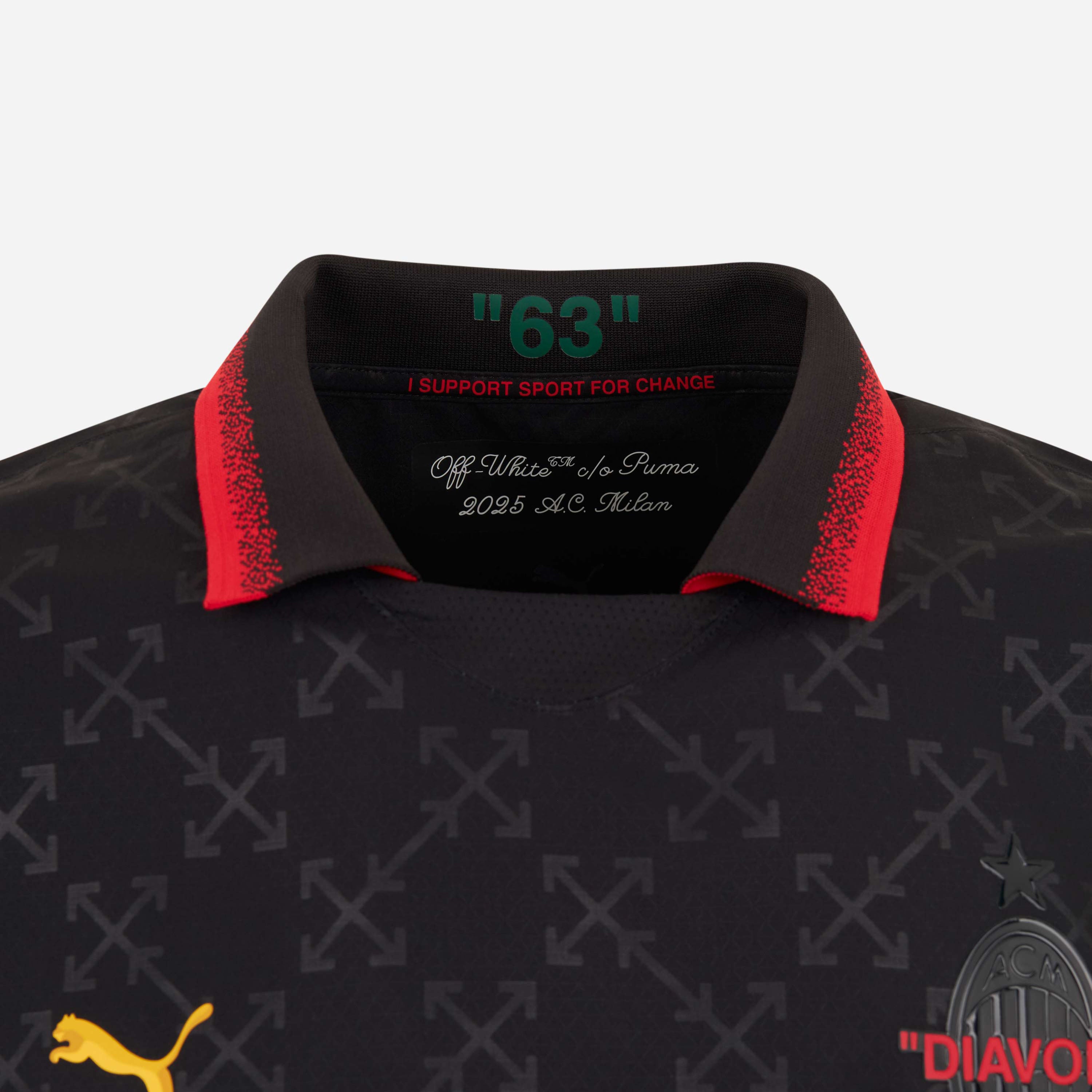 AC Milan Magliette Milan Black Authentic Jersey maglia nera 2024/25
