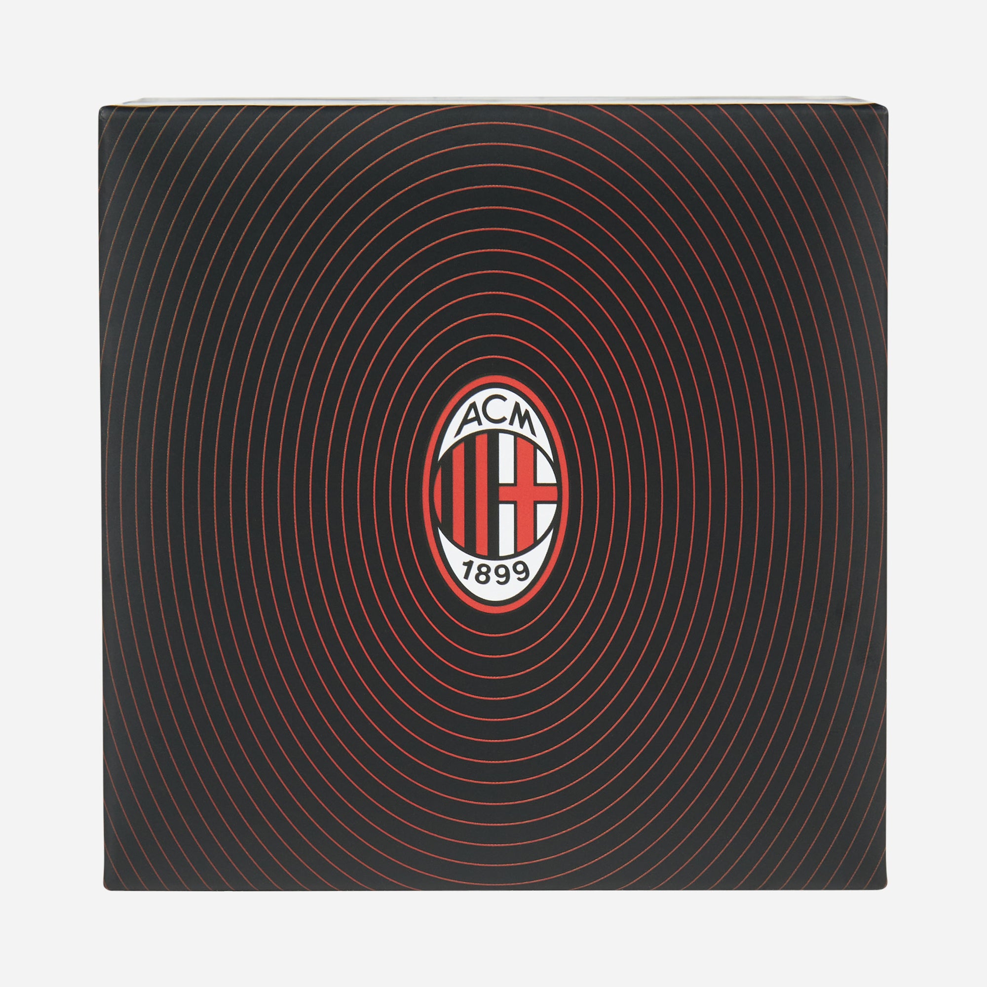 AC Milan Orologio in Acciaio Quadrante Nero Logo Ufficiale