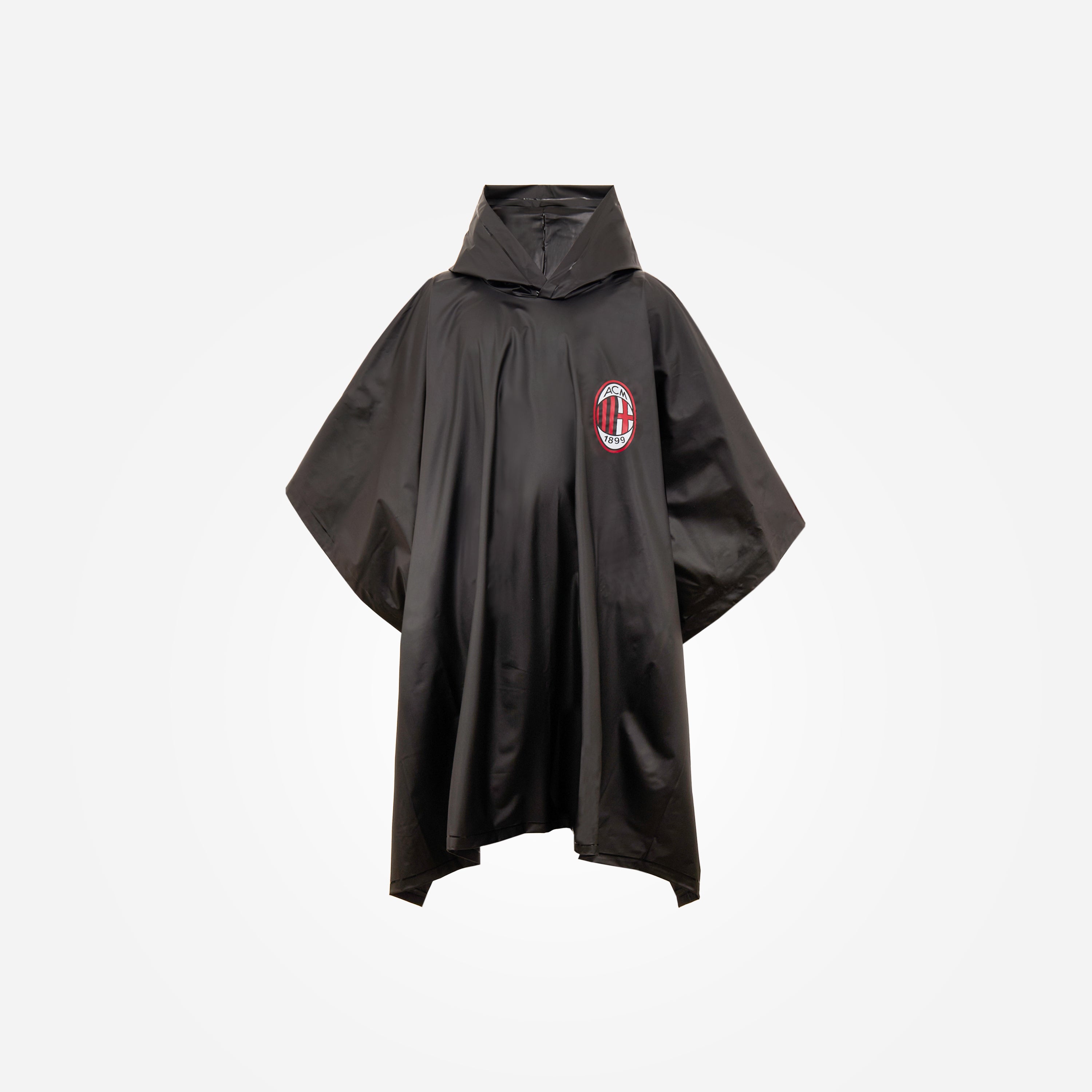 AC Milan Kids Rain Poncho mantella pioggia nero impermeabile