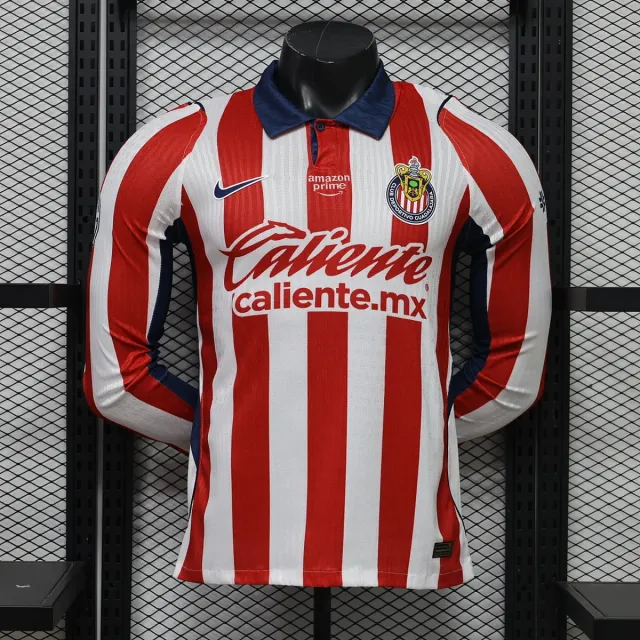 Chivas Prima Maglia 2026/27 maglia manica lunga strisce