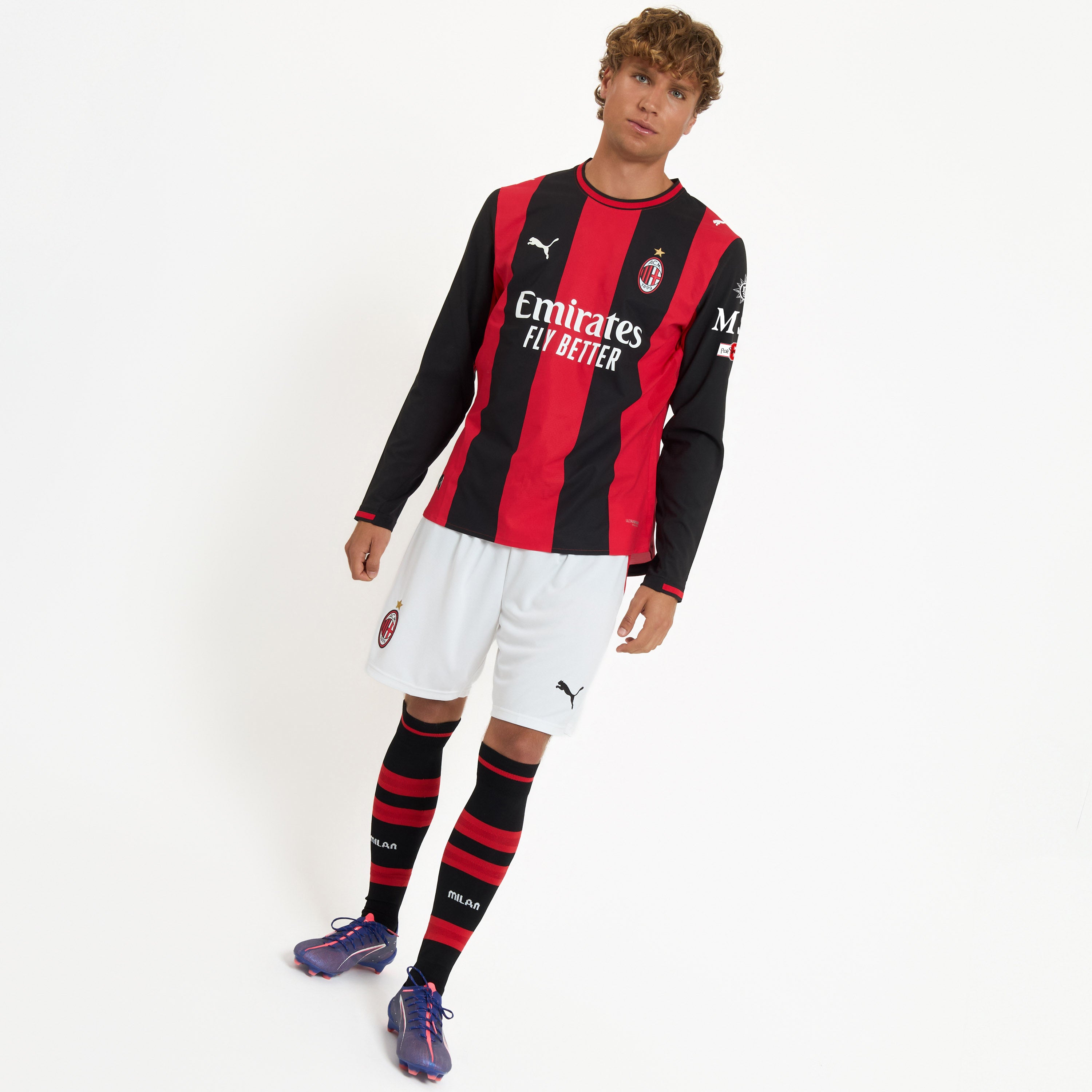 AC Milan 2026/27 Maglia Home Authentic Manica Lunga Uomo