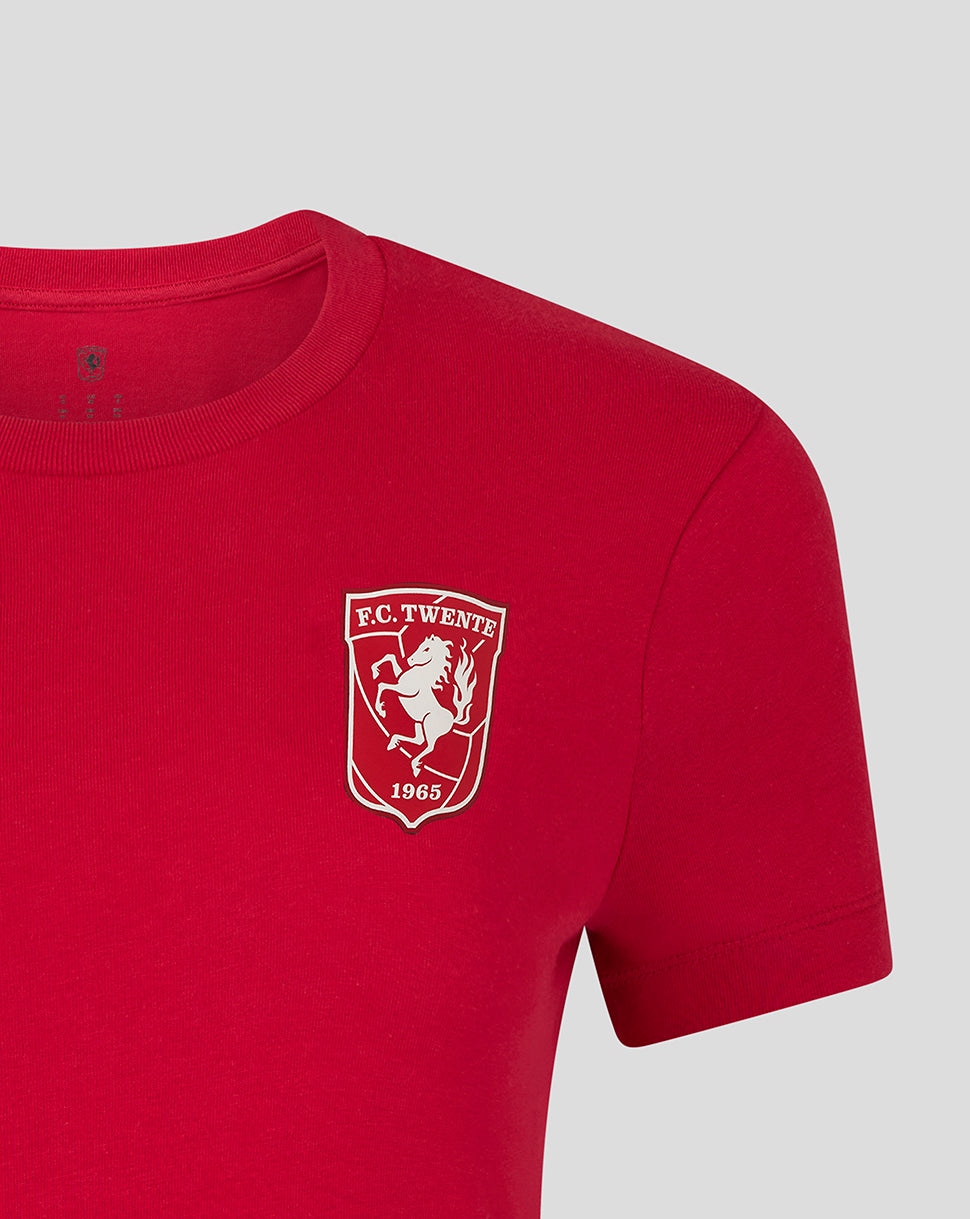 Twente Core Crest T-shirt 25/26 donna rosso 40 tifoso