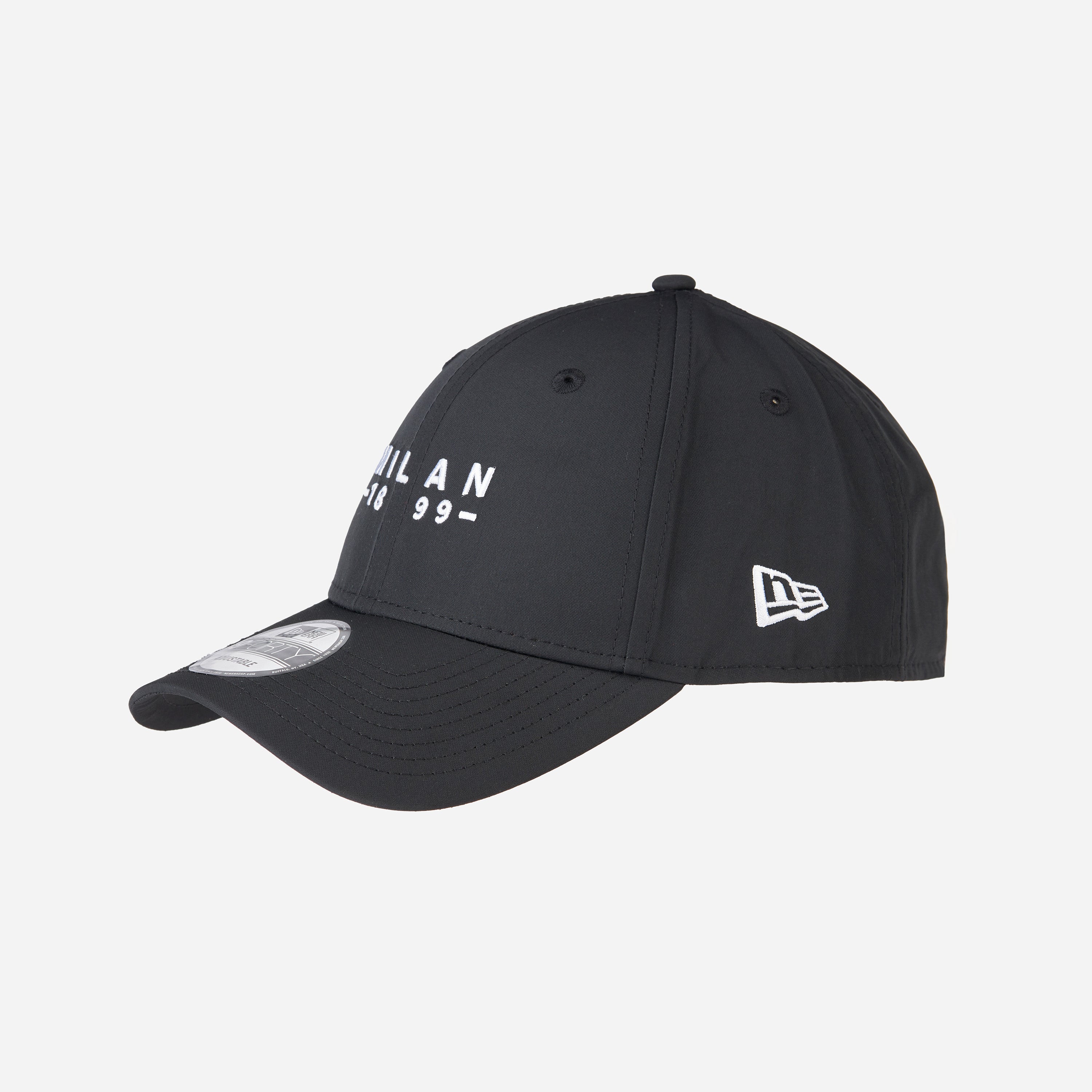 AC Milan 9FORTY New Era X Cap cappello nero ricamato