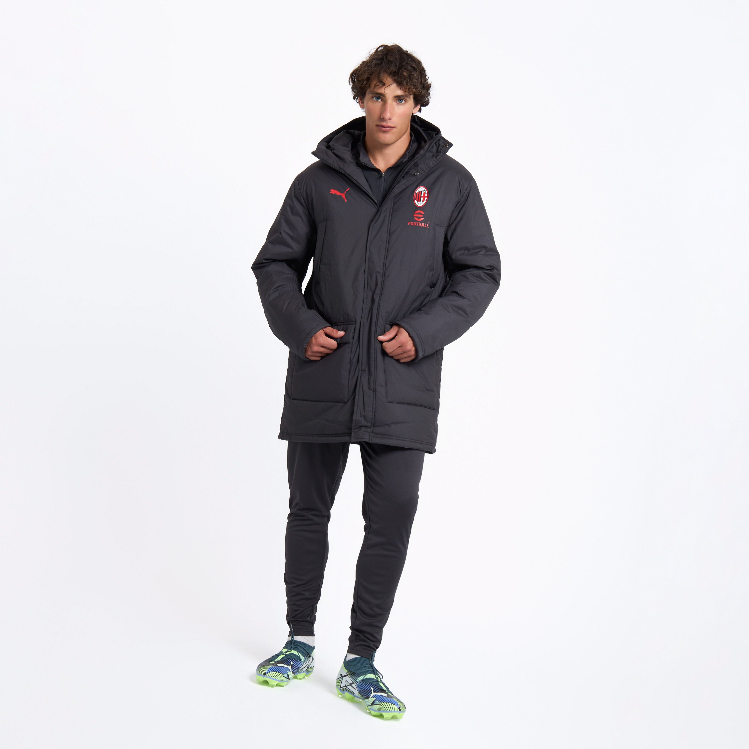 AC Milan Allenamento 2026/27 Giacca Invernale Uomo Grigia L