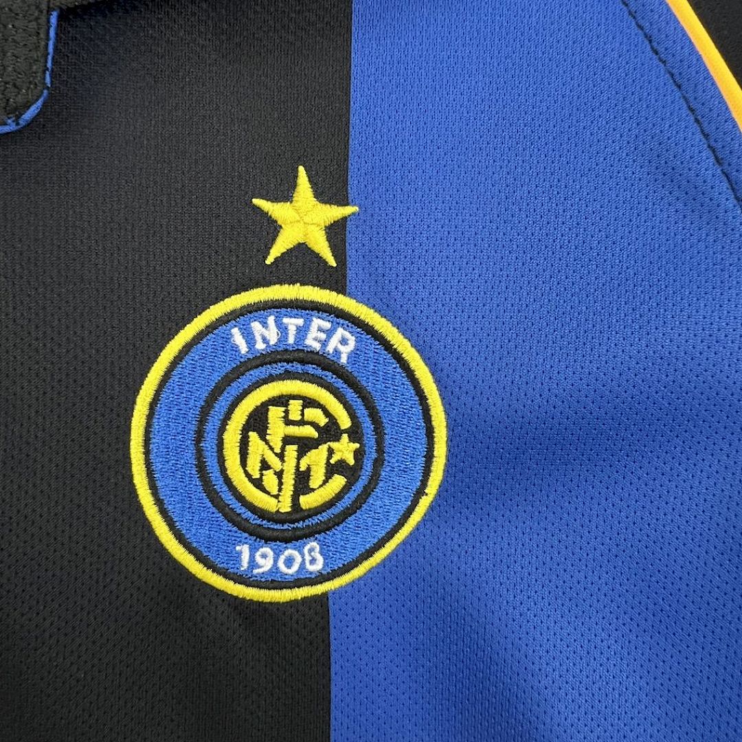 Inter 2001/02 maglia calcio retro nerazzurra S-XXL