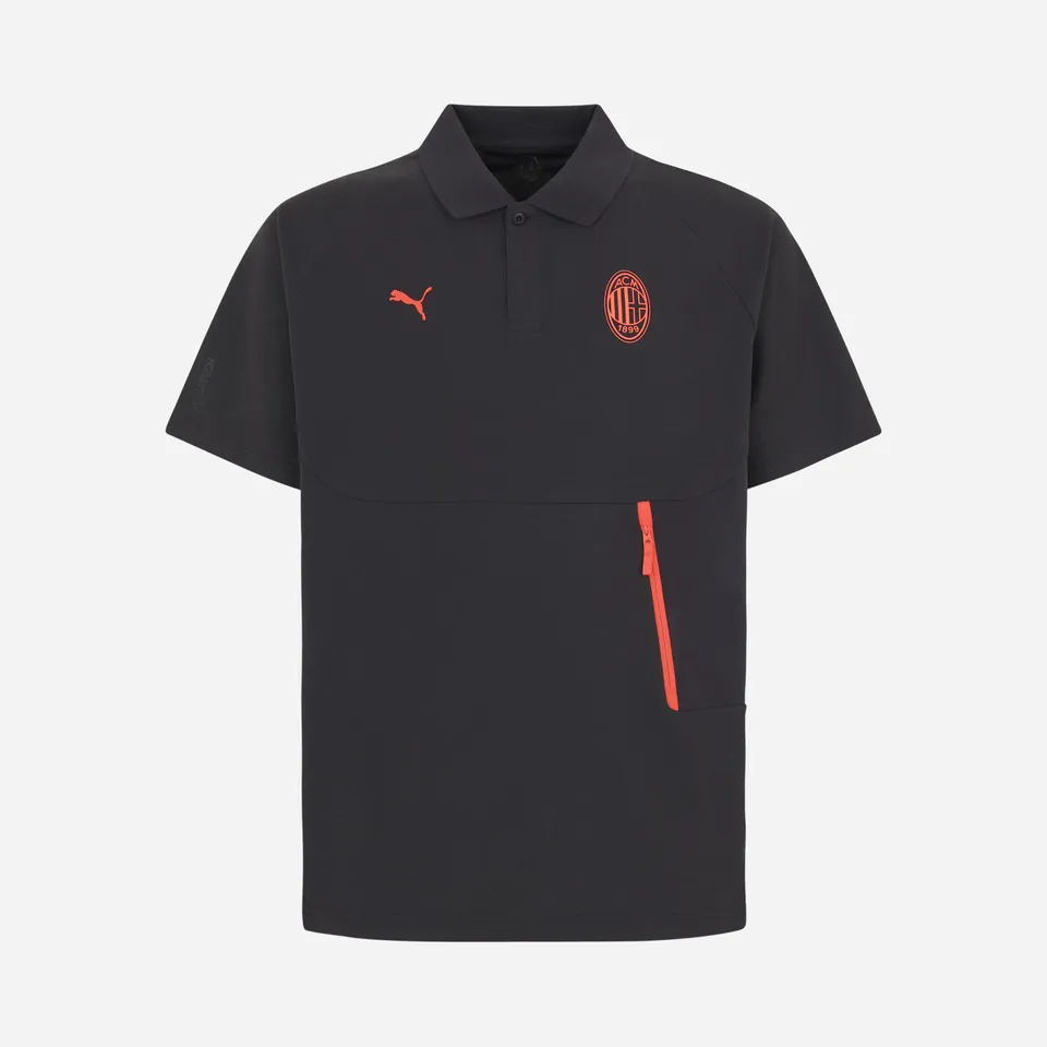 AC Milan Tute Polo Pumatech 2026/27 Grigia Uomo M Cotone