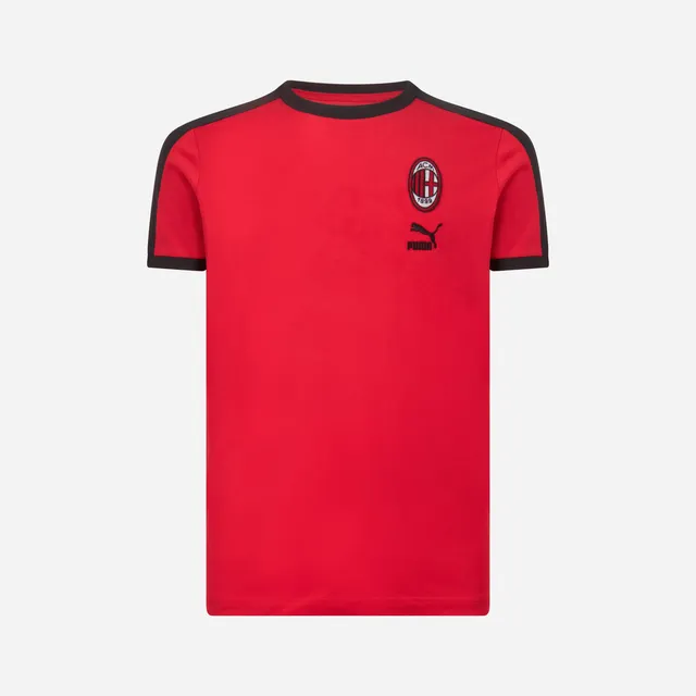 AC Milan Heritage Collection T-Shirt maglia cotone rossa